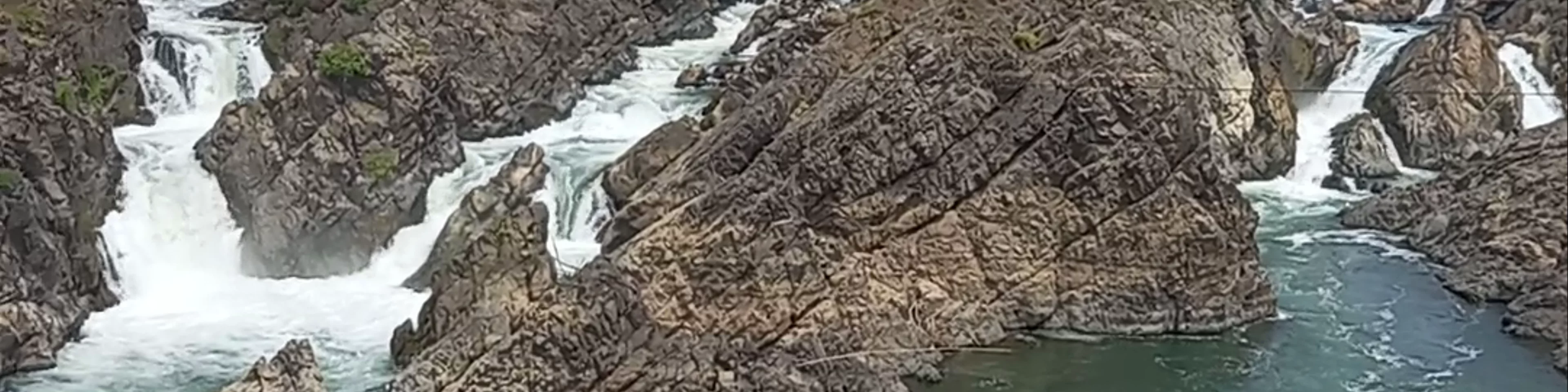 Waterfall on Mekong river