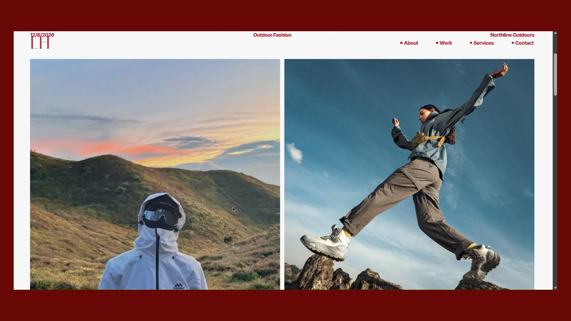 Meet Luca Hayes: an editorial portfolio template made for photographers and creative directors.Free to Remix - https://framer.link/KUjUDhw