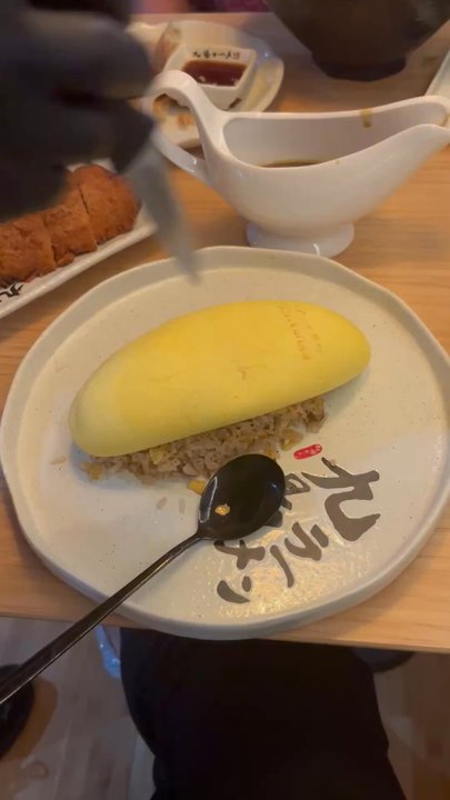 Kyuramen - Omurice with curry & katsu - Japanese Near Me - Gainesville, Florida