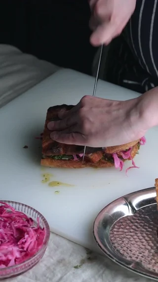 Crispy Pork Sandwich
