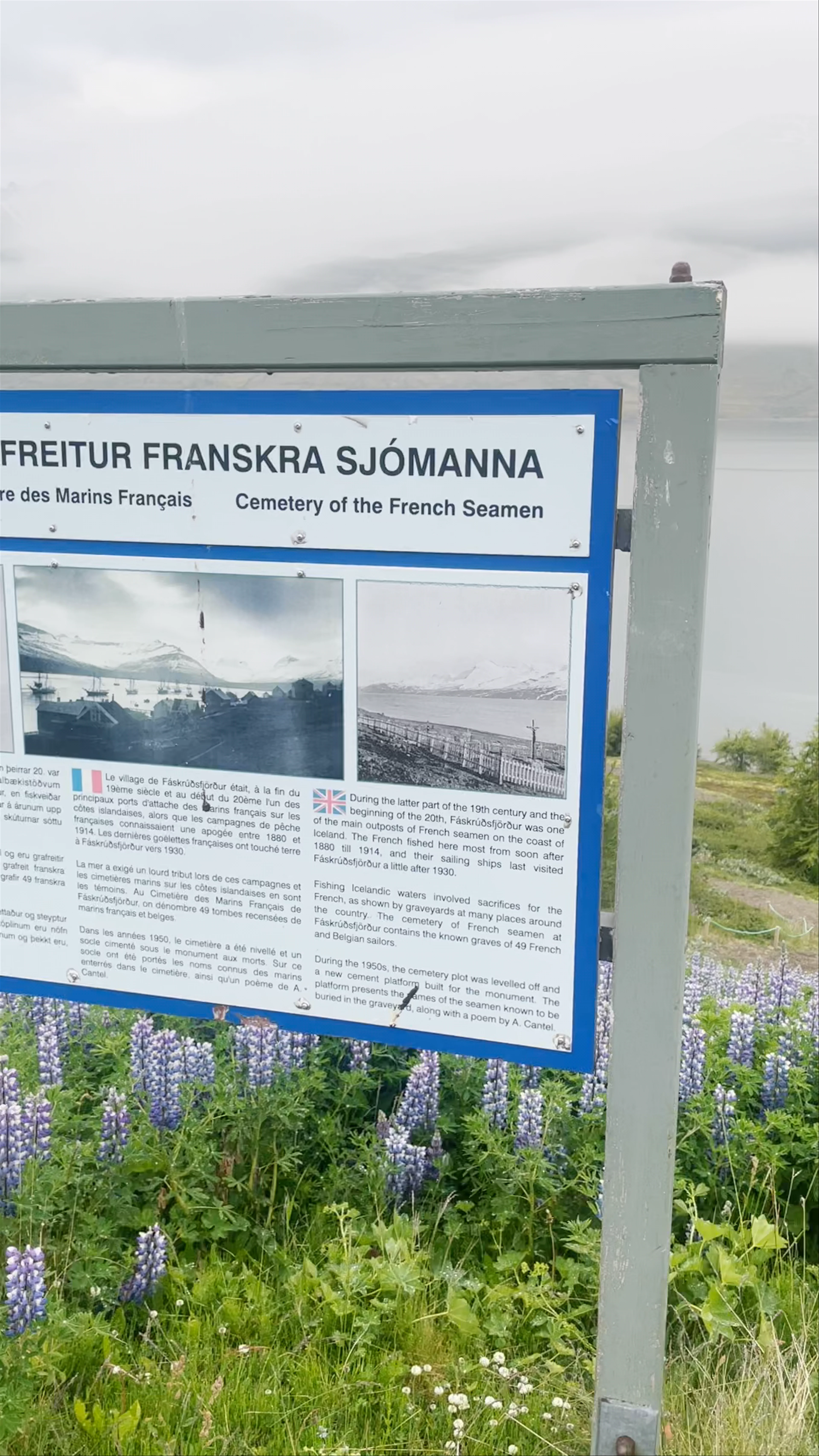 Cimetière français, Vattarnesvegur, Iceland