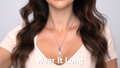 Light blue Necklace 