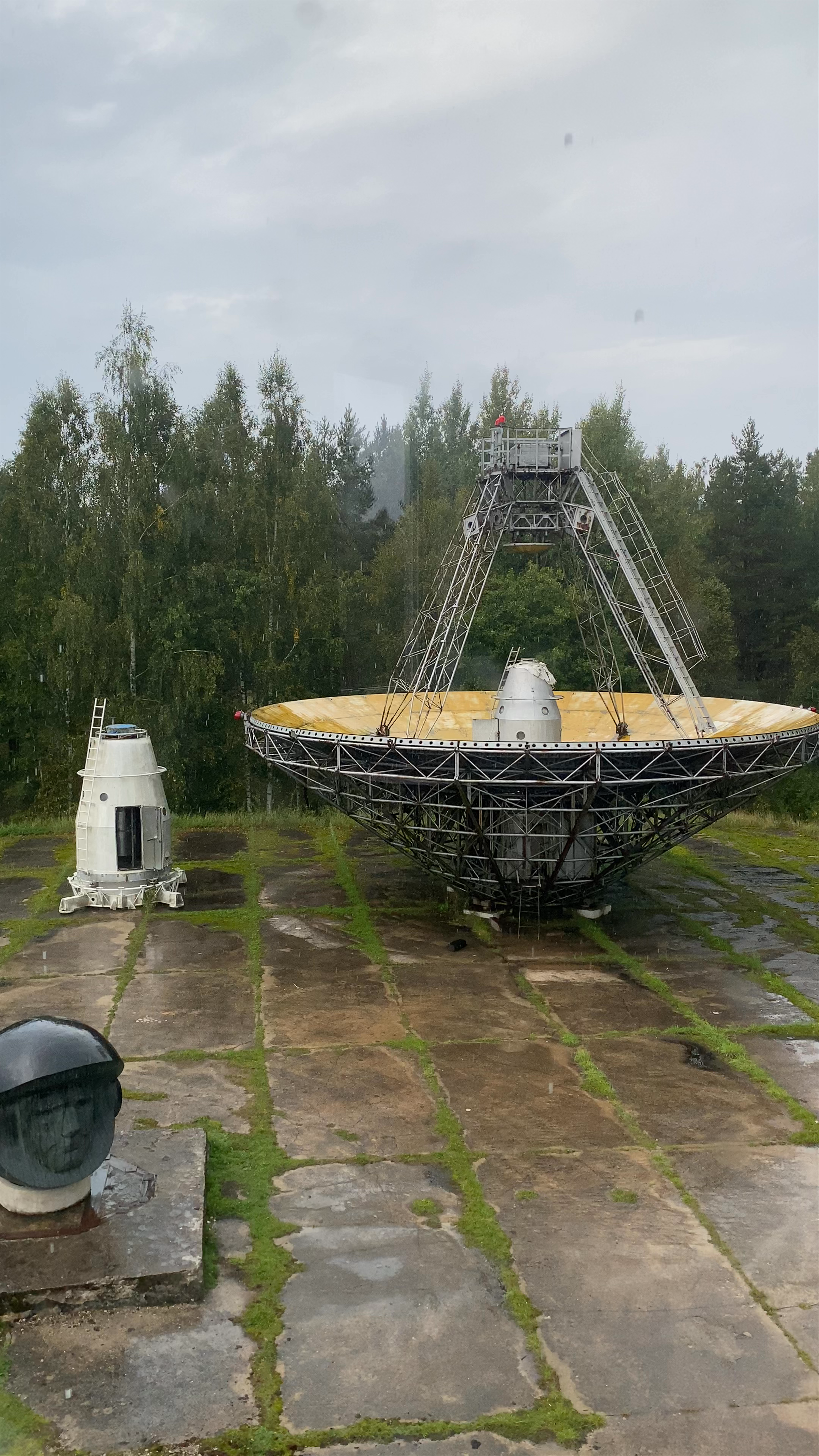 Irbene radio telescope visitor center