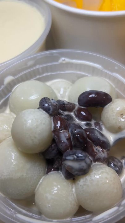 Sweet House Dessert - Mochi. Red bean. Sago. Coconut milk. My fave.  So good - Desserts Near Me - Markham, Ontario