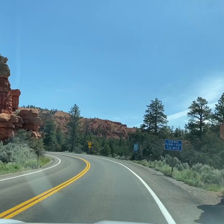 Red Canyon Visitor Center - 05.23.20 driving through Red Canyon - Visitor Centers Near Me - Panguitch, Utah