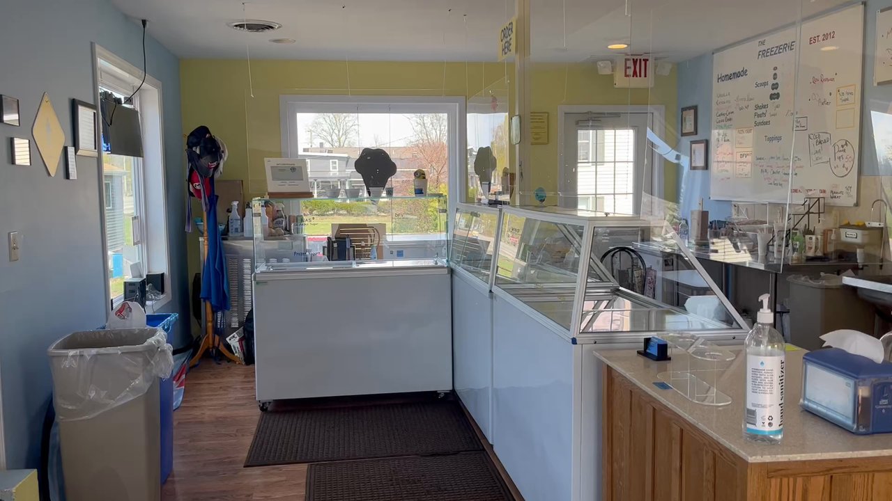 The Freezerie - Inside - Ice Cream & Frozen Yogurt Near Me - Erie, Pennsylvania