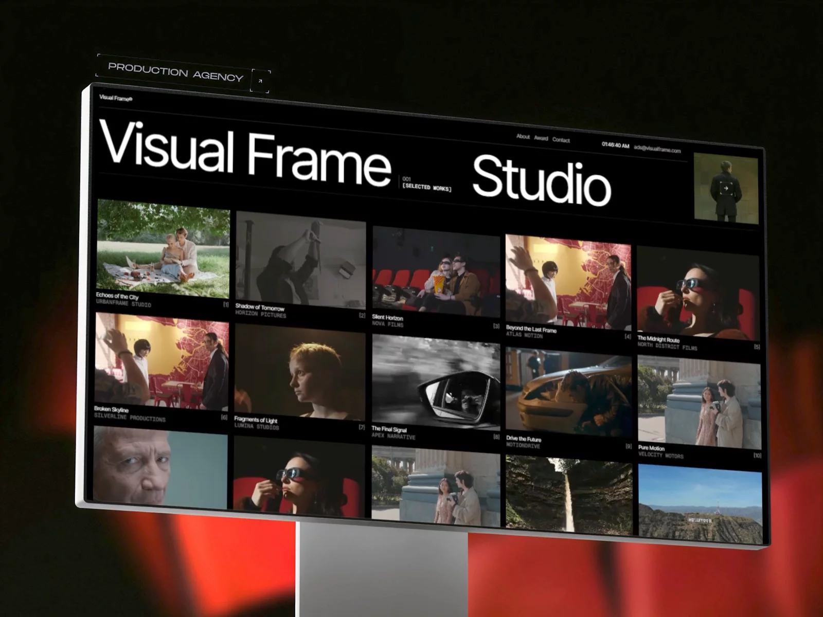 Visual frame