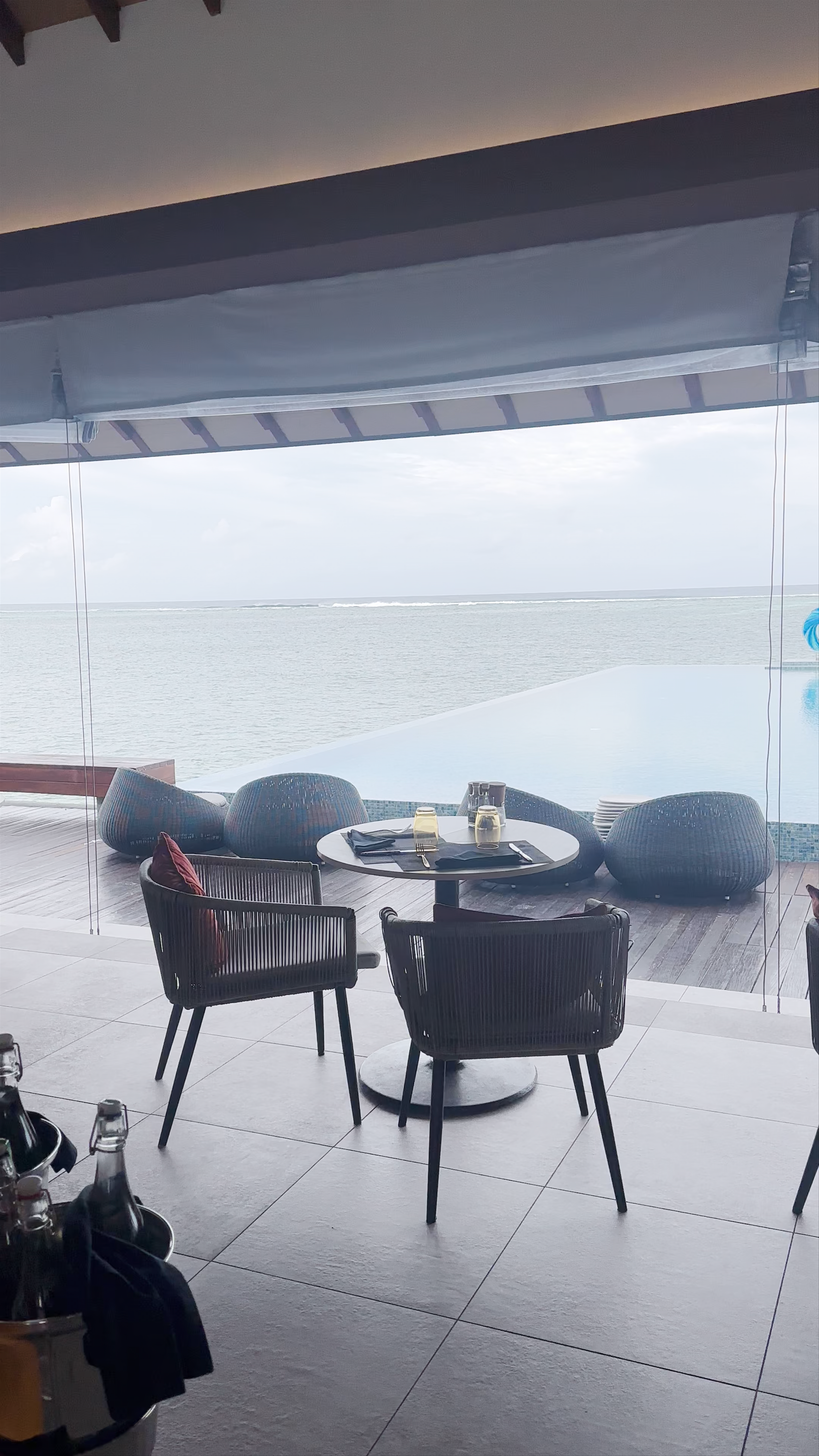 Tranquil Oceanfront Dining at SOL Rising, Maldives