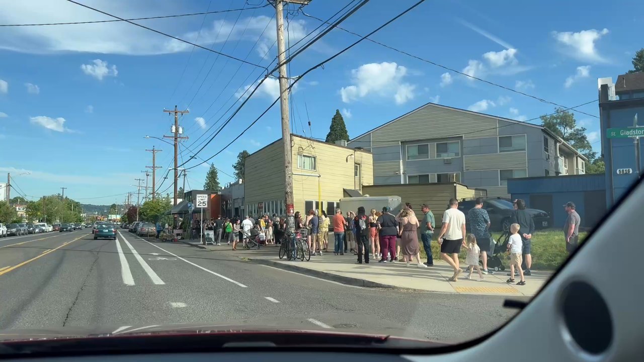 Proletariat Butchery - Just your typical Friday night in Portland lining up for a burger - Butcher Near Me - Portland, Oregon
