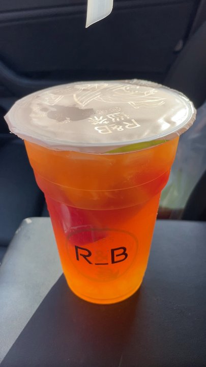 R&B Tea - My new addiction... so refreshing  Hawaiian Black Tea with crystal boba - Coffee & Tea Near Me - Garden Grove, California