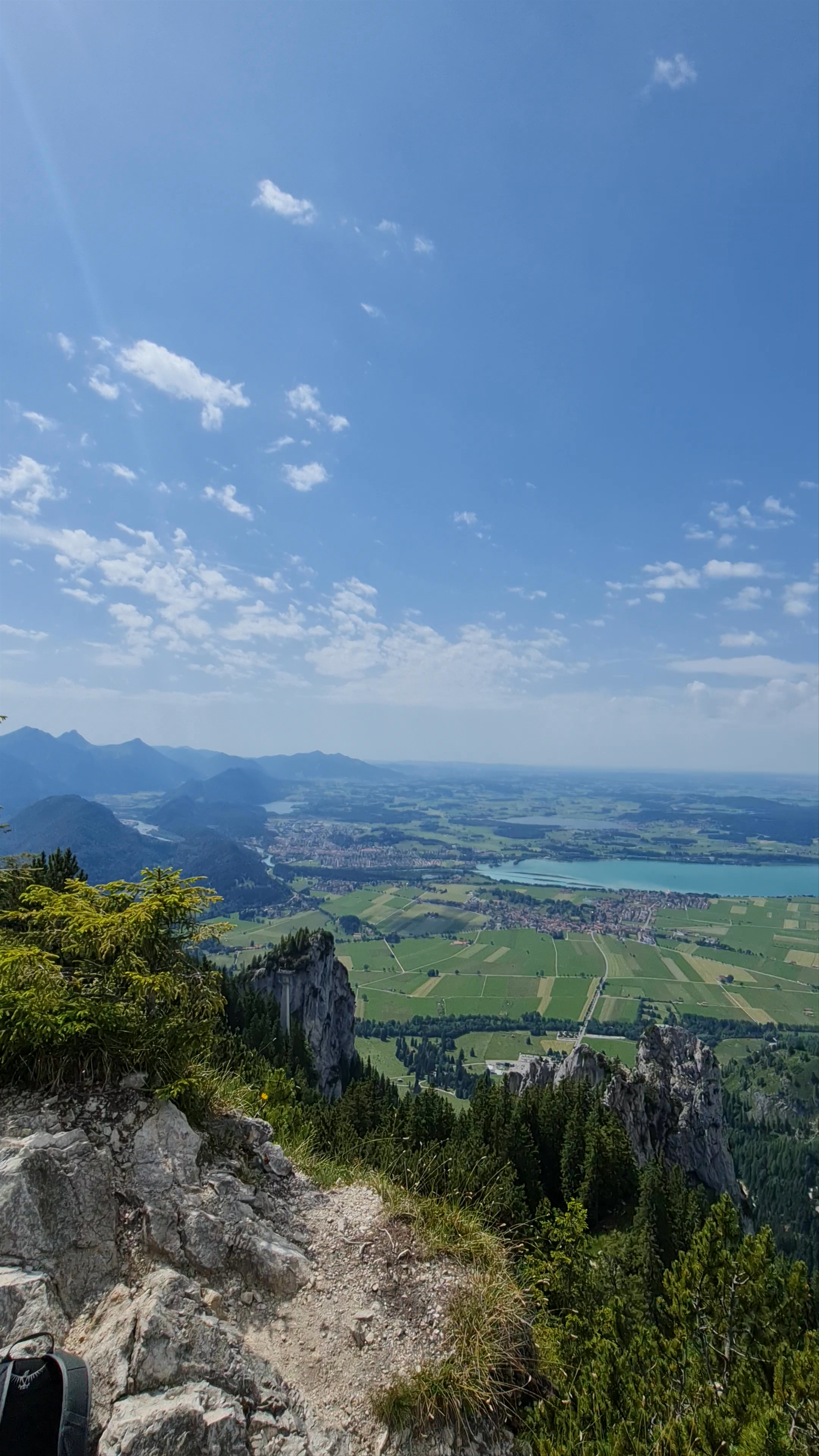 Täfelessattel Hiking Panorama in Schwangau, Bavaria