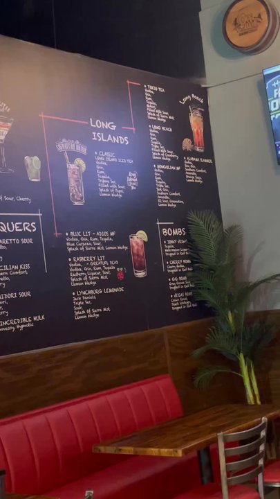 Off The Wall Gamezone - Cocktail menu - Indoor Playcenter Near Me - Miami, Florida