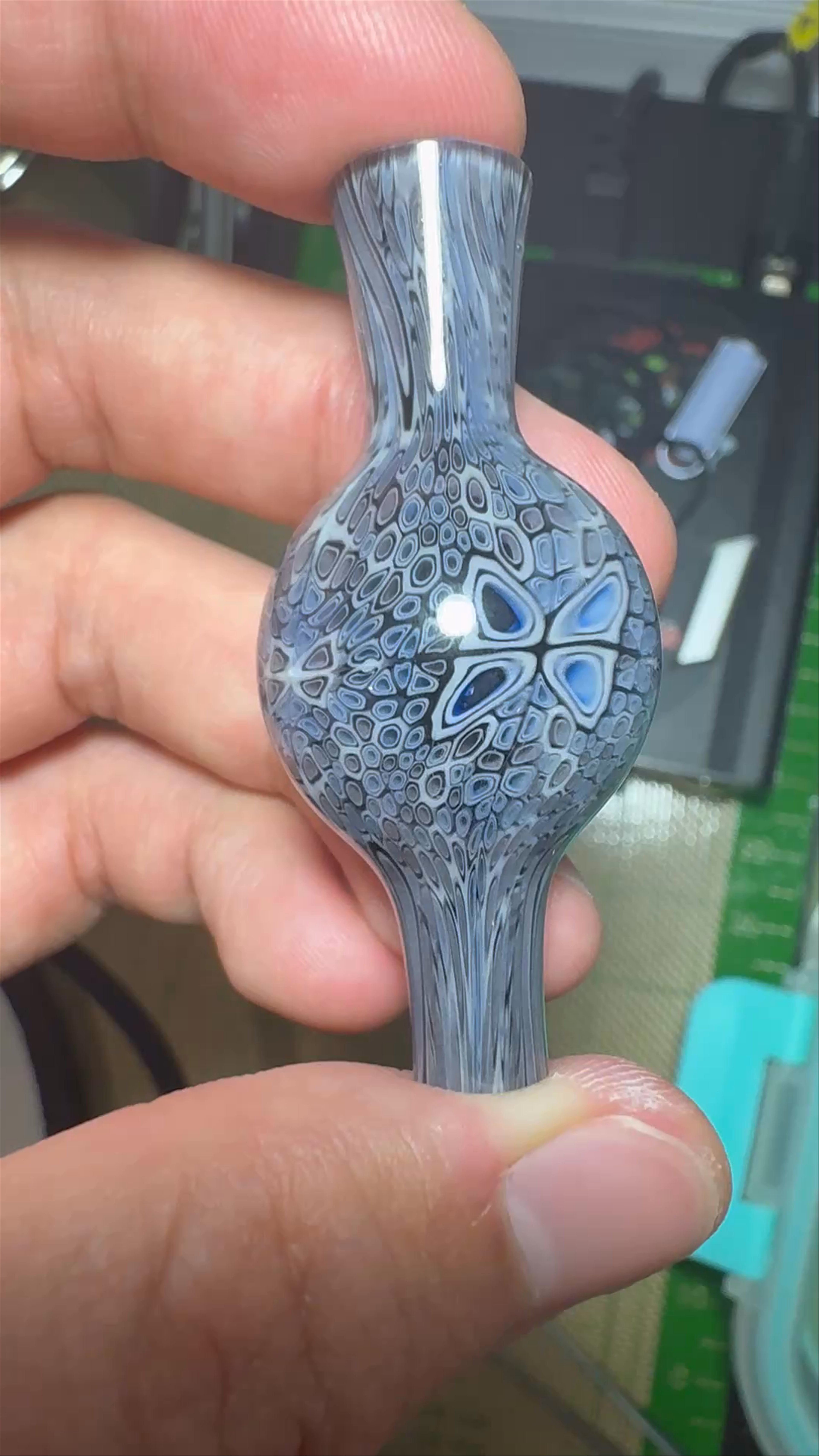 Preview pic of Middleton Glassworks 25mm Milli UV bubble cap