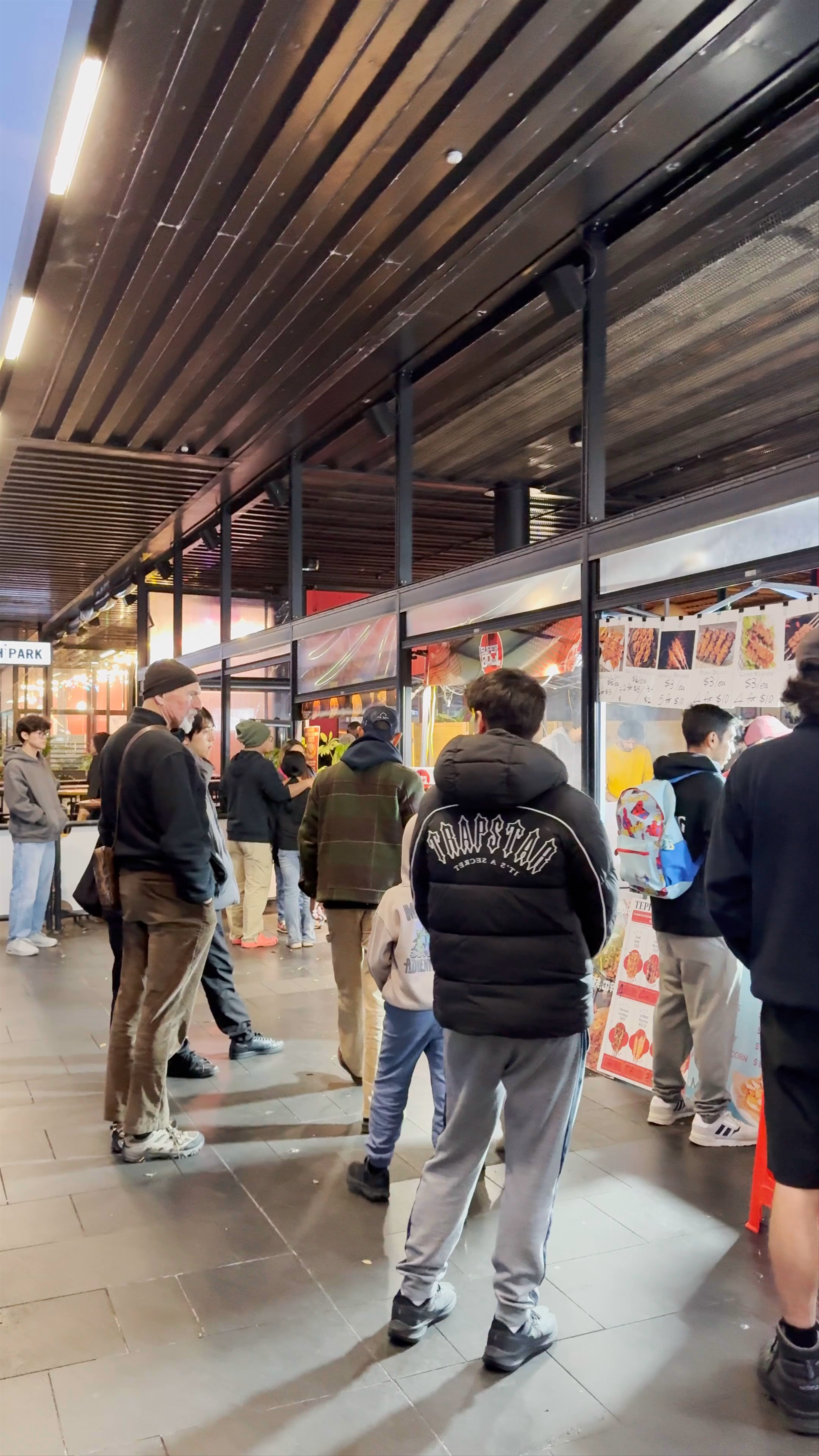 Auckland night market North Wharf