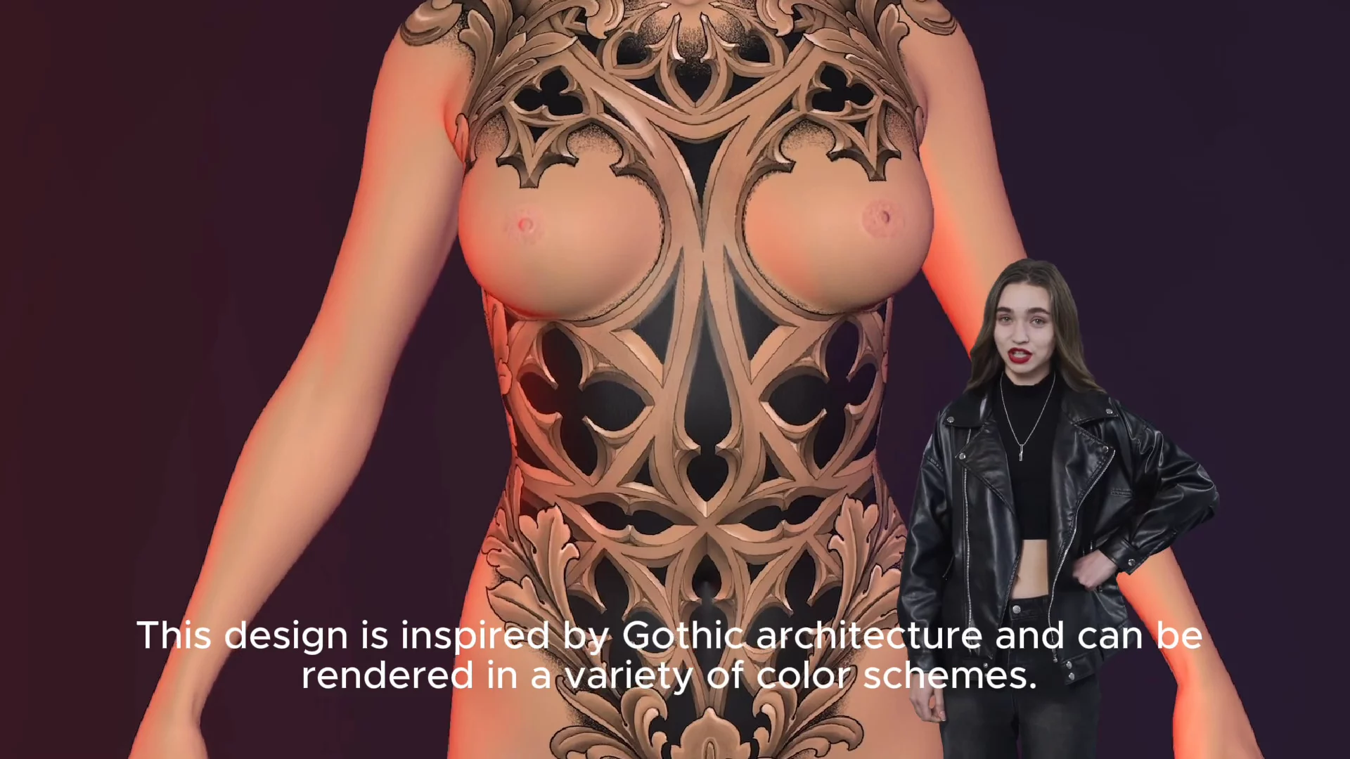Gothic Ornamental Front 