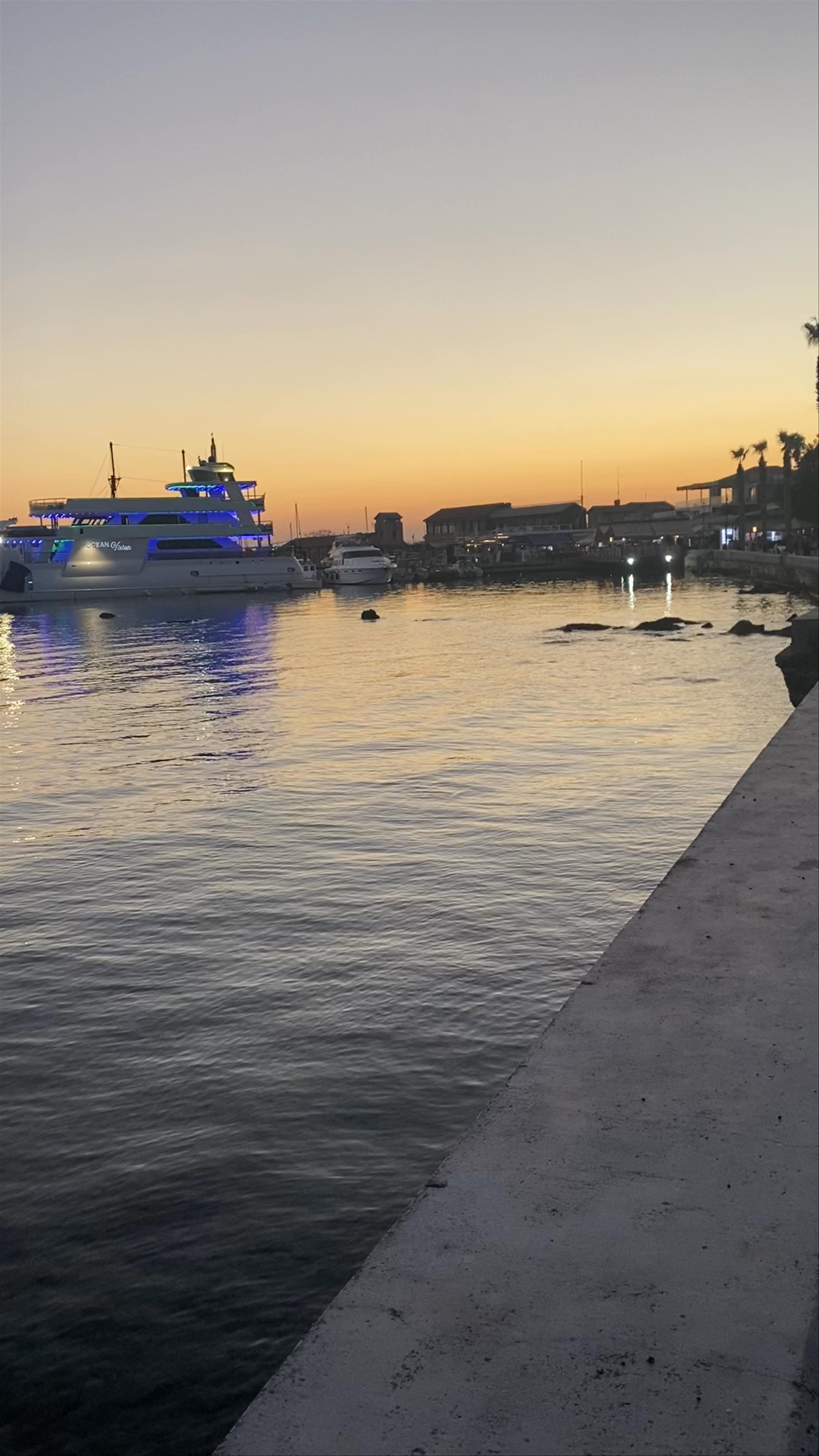Paphos Harbour at Sunset: A Tranquil Mediterranean Escape