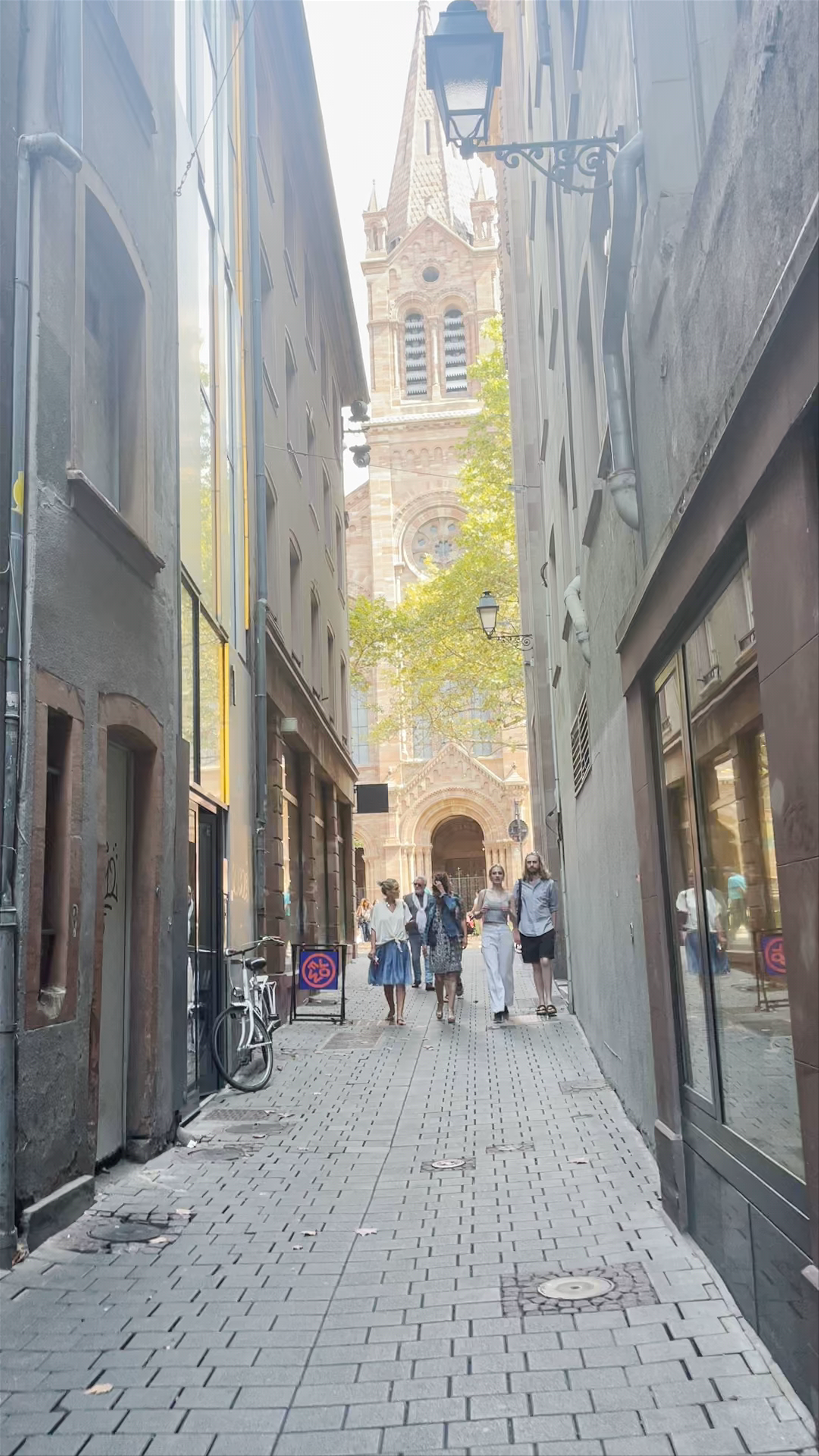 Strolling Through Place du Temple Neuf, Strasbourg