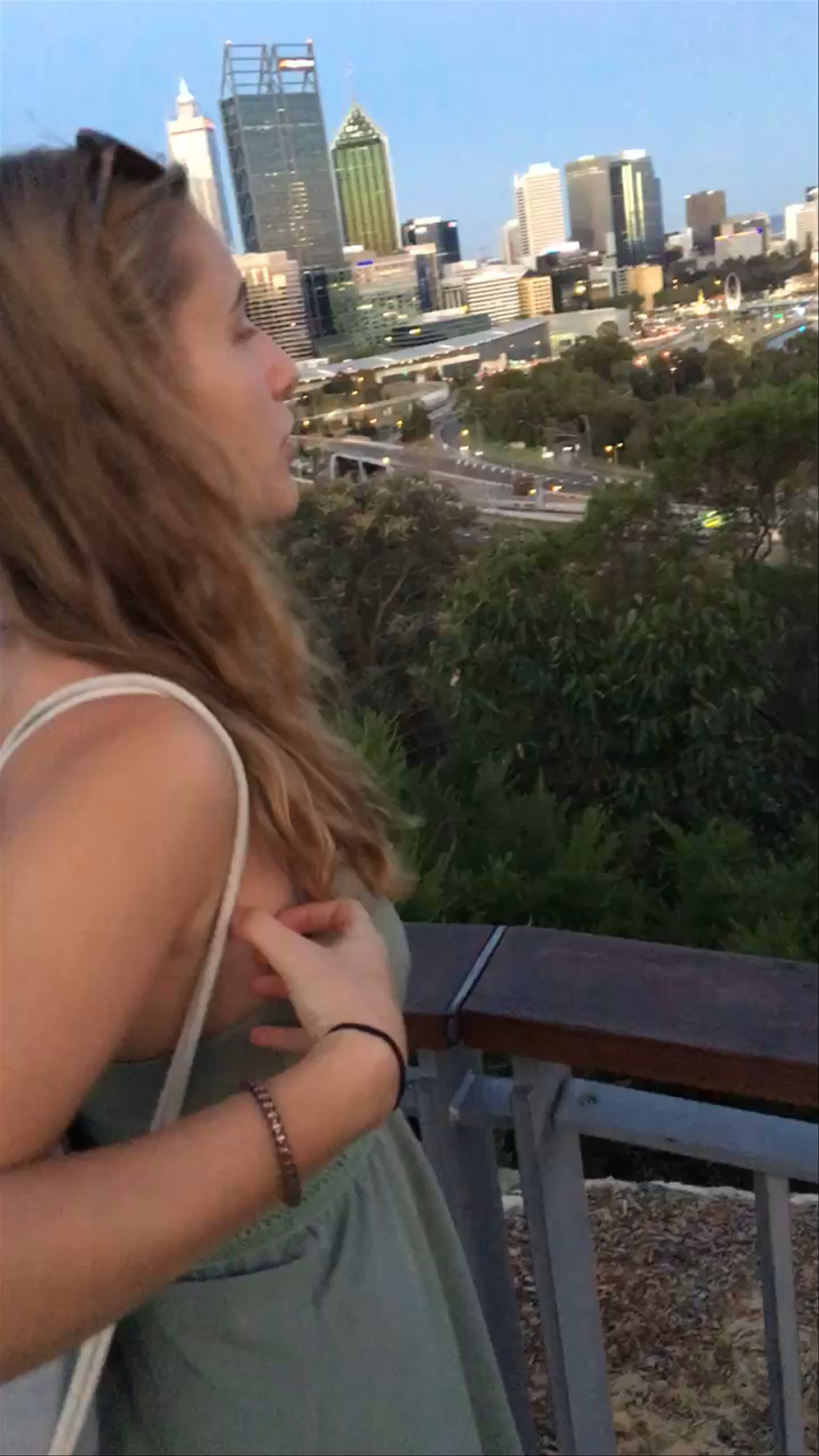 Sunset Cityscape from Kings Park and Botanic Garden, Perth