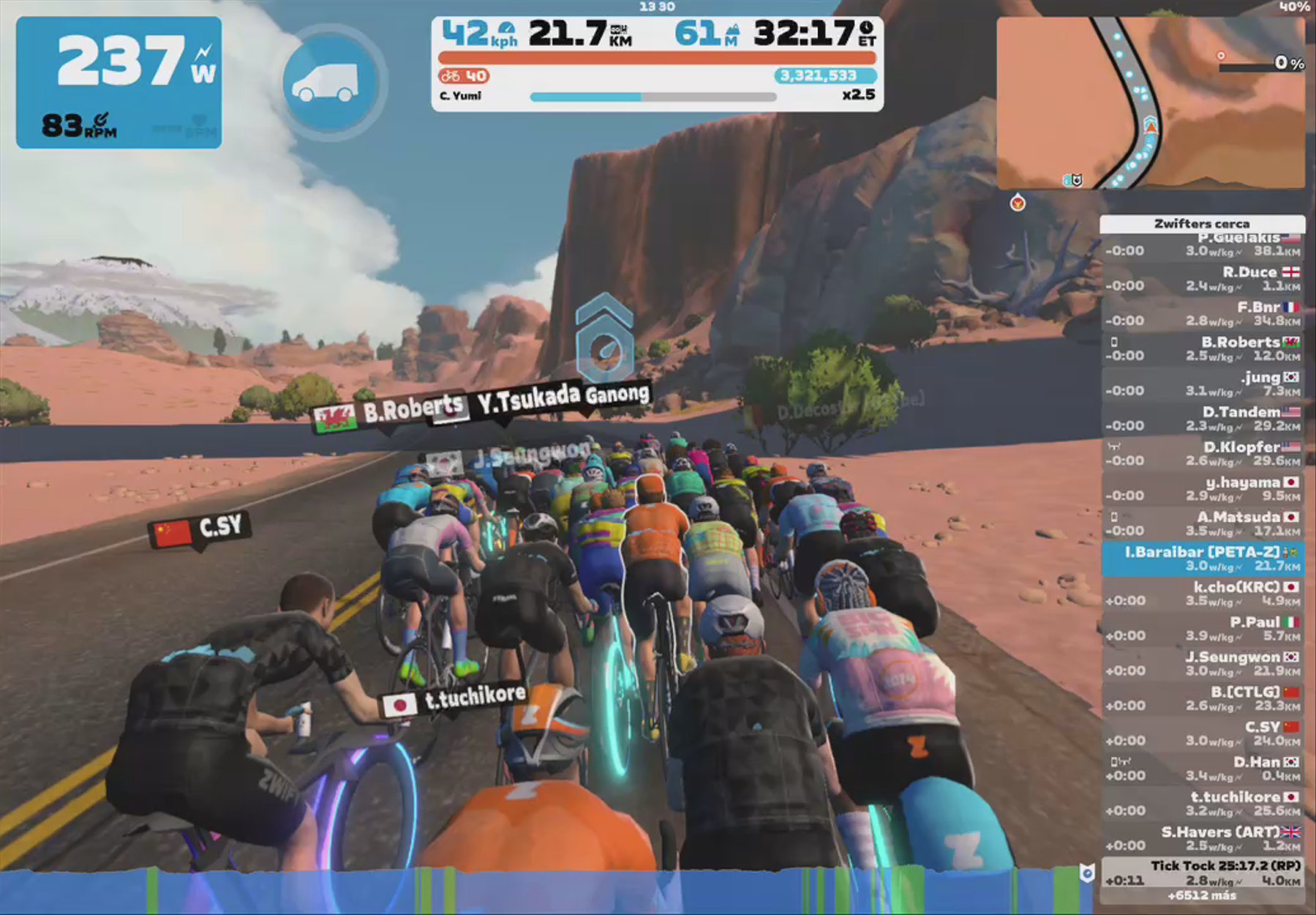 Zwift - Pacer Group Ride: Tick Tock in Watopia with Yumi