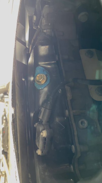 Take 5 Oil Change - When I first realized it's still leaking and discovered the mystery blue sealant they claim wasn't them - Oil Change Stations Near Me - Wake Forest, North Carolina