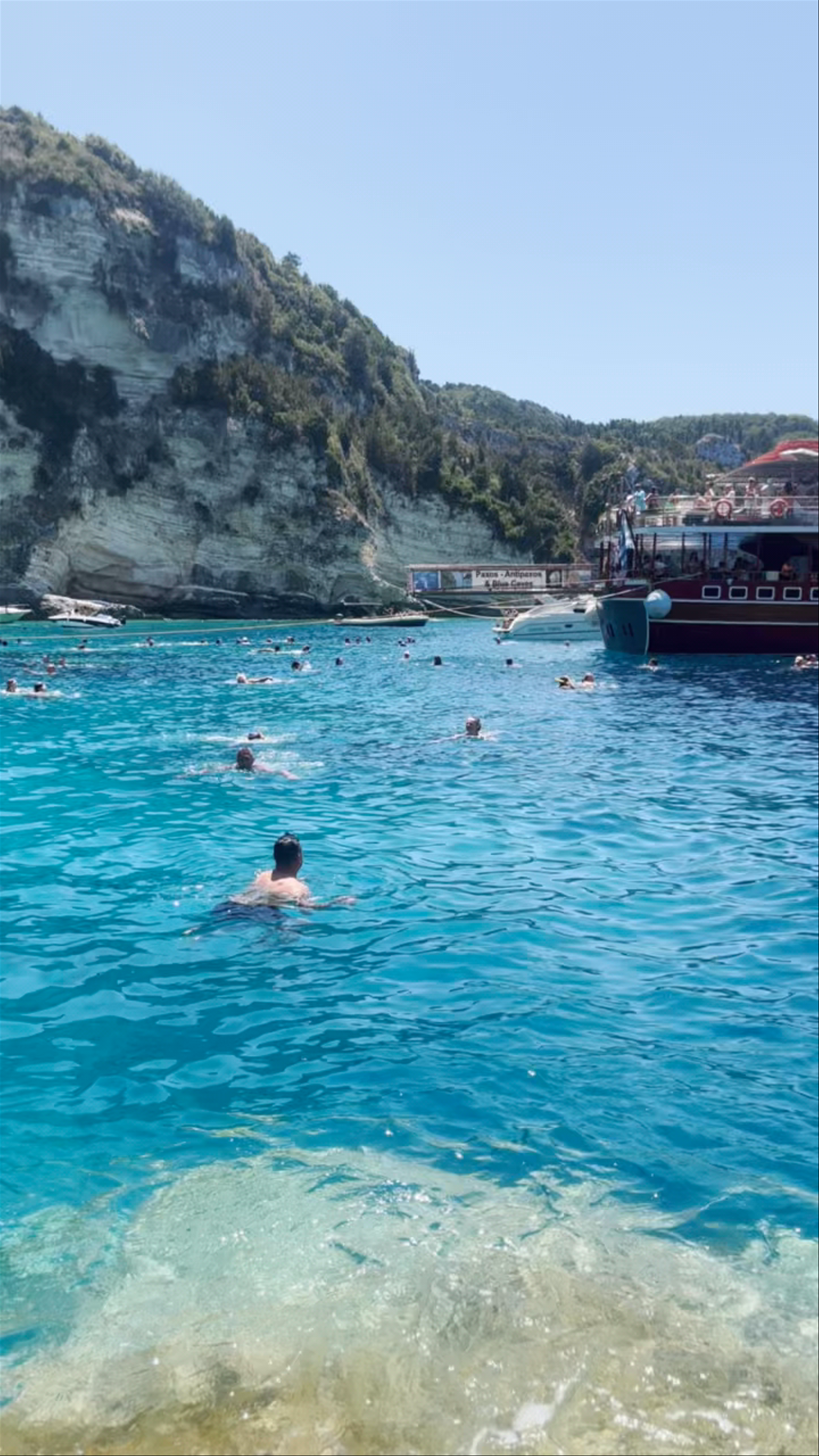Blue Caves Adventure at Paxi Islands, Greece