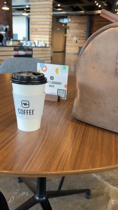 Watermark Coffee - A little 180 from one of the desk - Coffee & Tea Near Me - Dallas, Texas