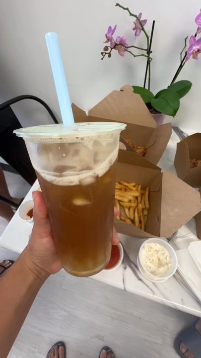 Min-Tea - Mango green tea, popcorn chicken, fish sauce wings, and famous fries! - Vietnamese Near Me - Cortez, Colorado