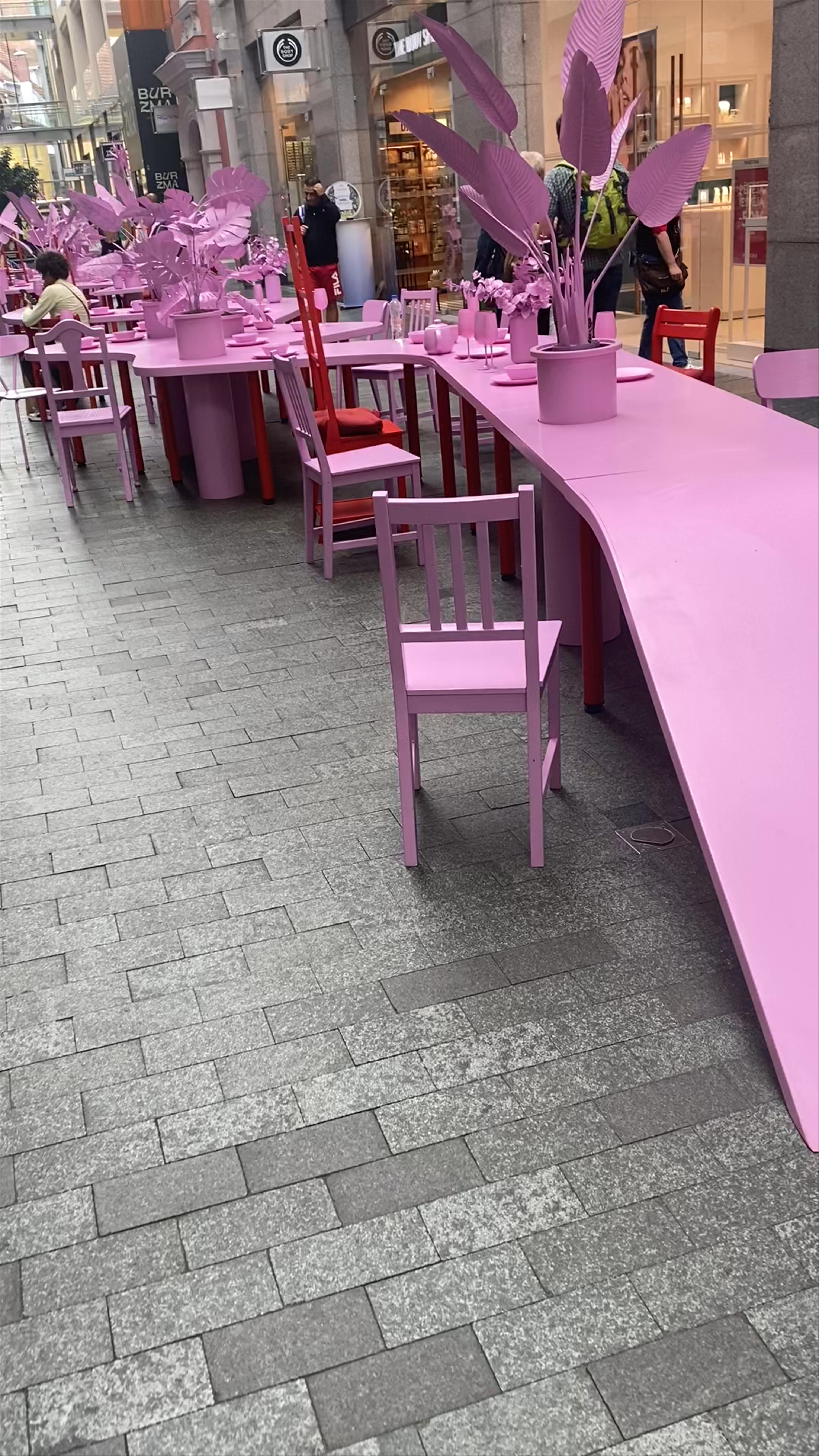Galerija Centrs: A Vibrant Pink Oasis in the Heart of Riga