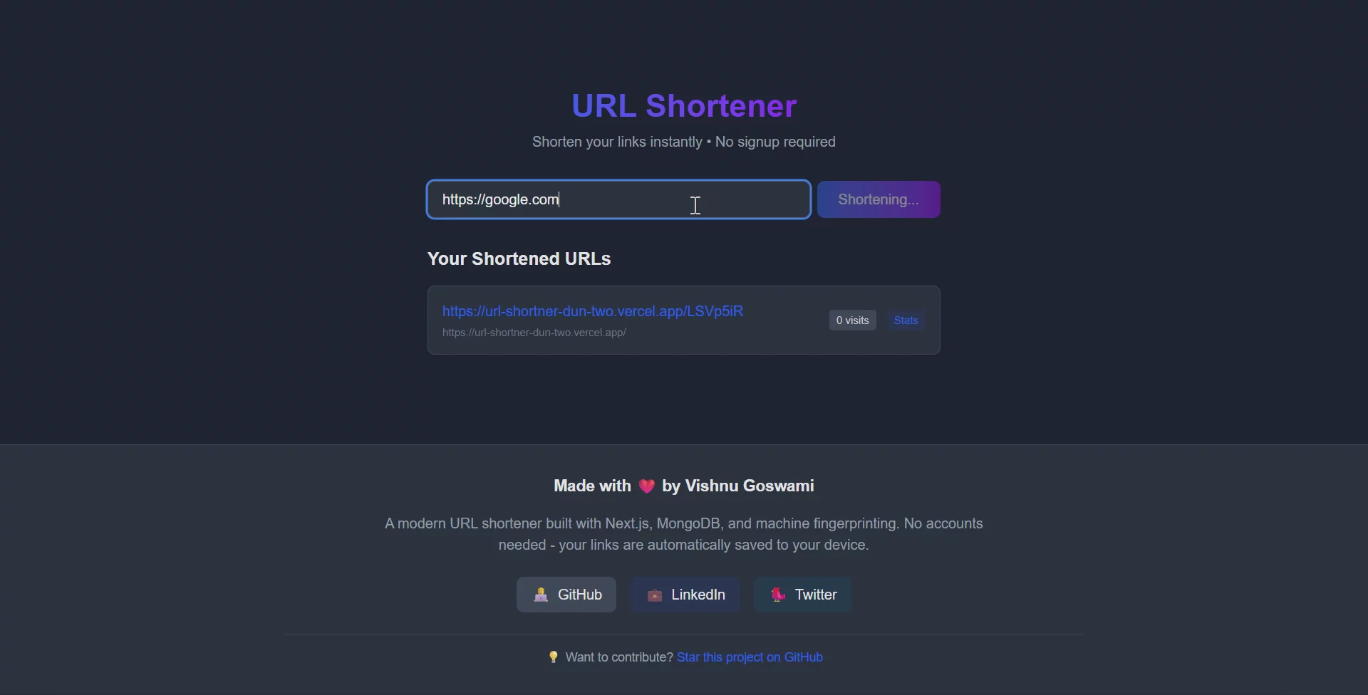 Url shortner image 1