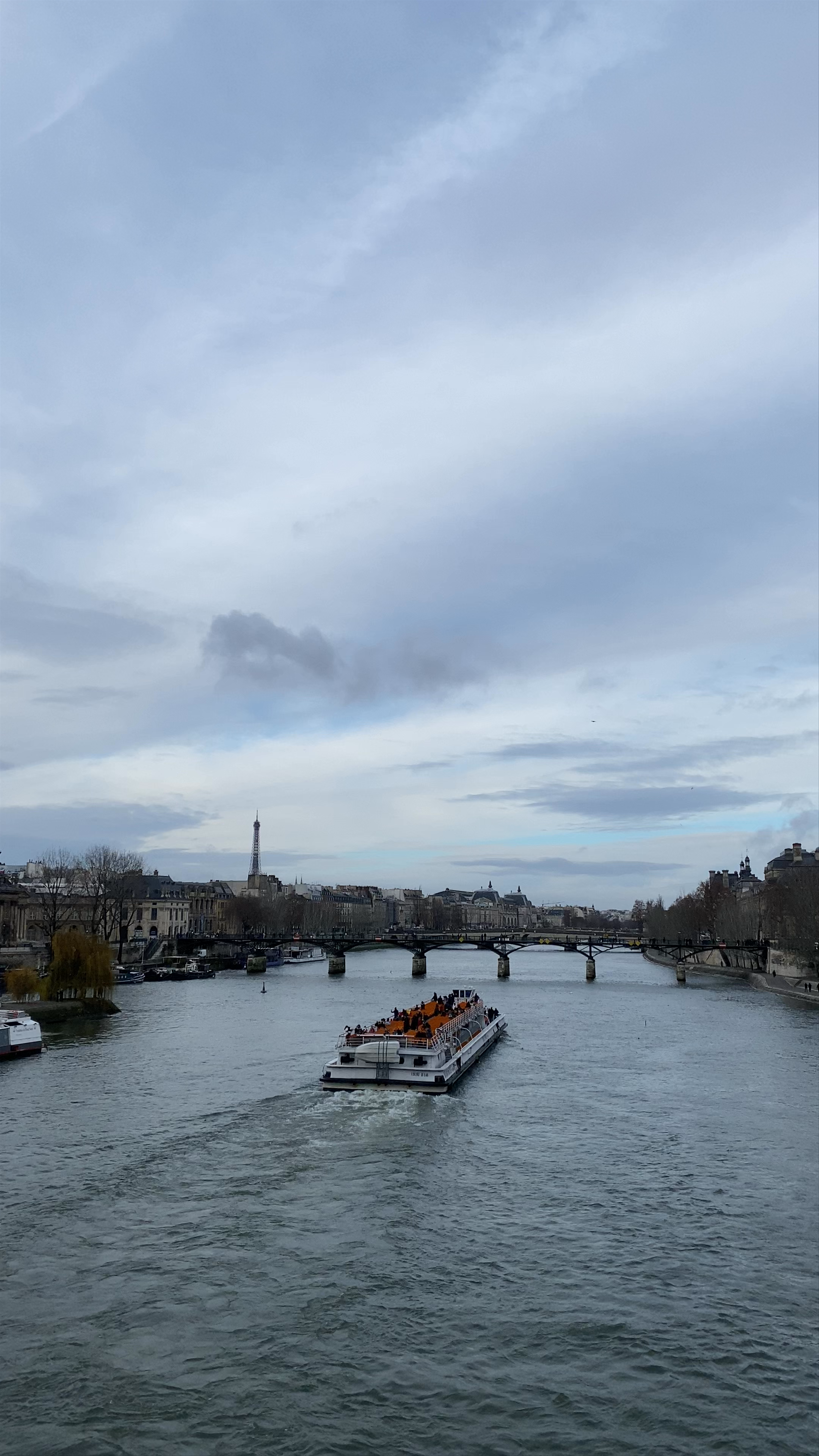 Serene Cruise on the Seine River in Paris