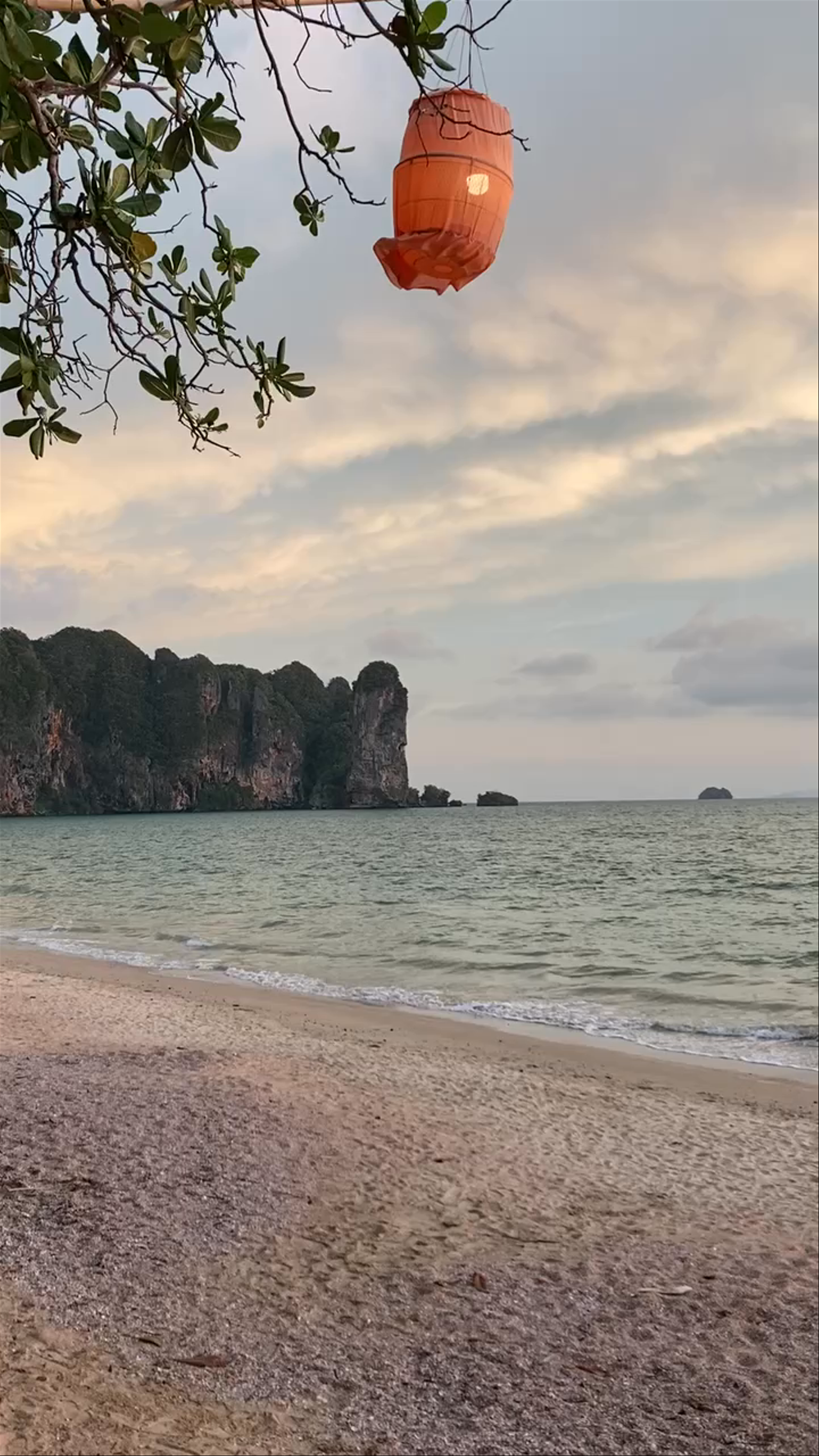 Ao Nang Beach Sunset Serenity in Krabi, Thailand
