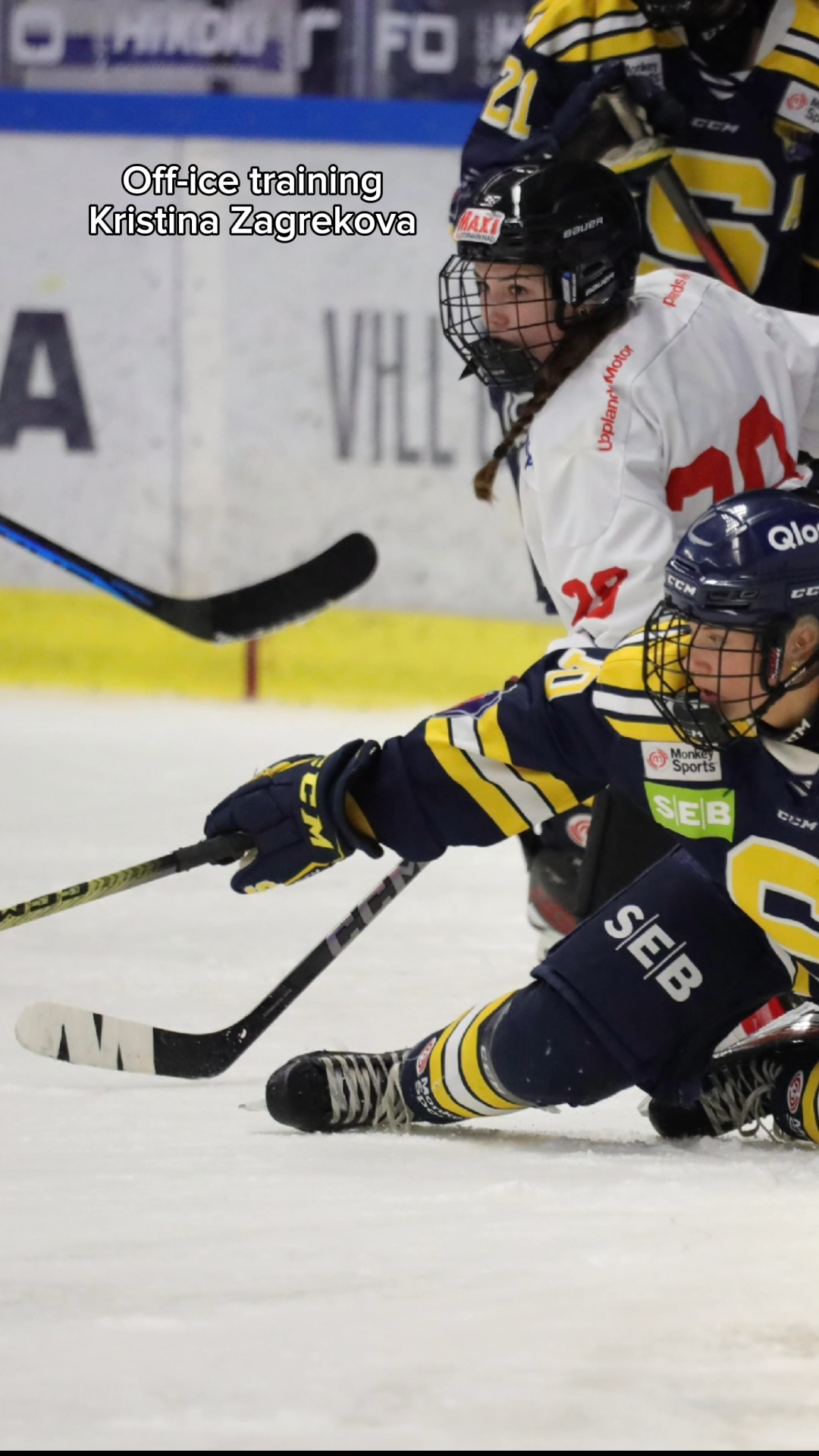 Khrystyna Zahrekova(a.k.a. Kristina Zagrekova): Off-Ice Training Highlights