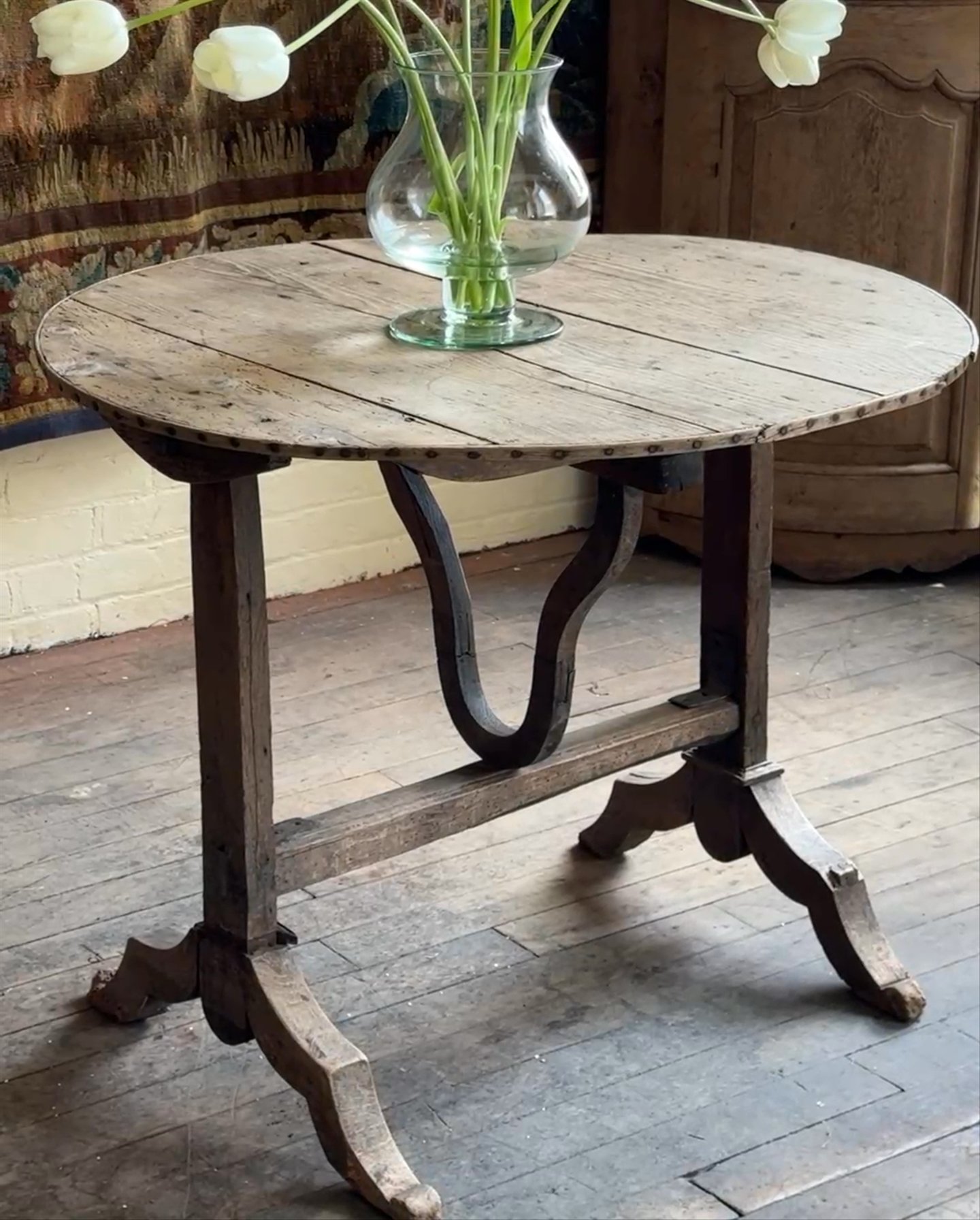 Primitive Wine Tasting Table