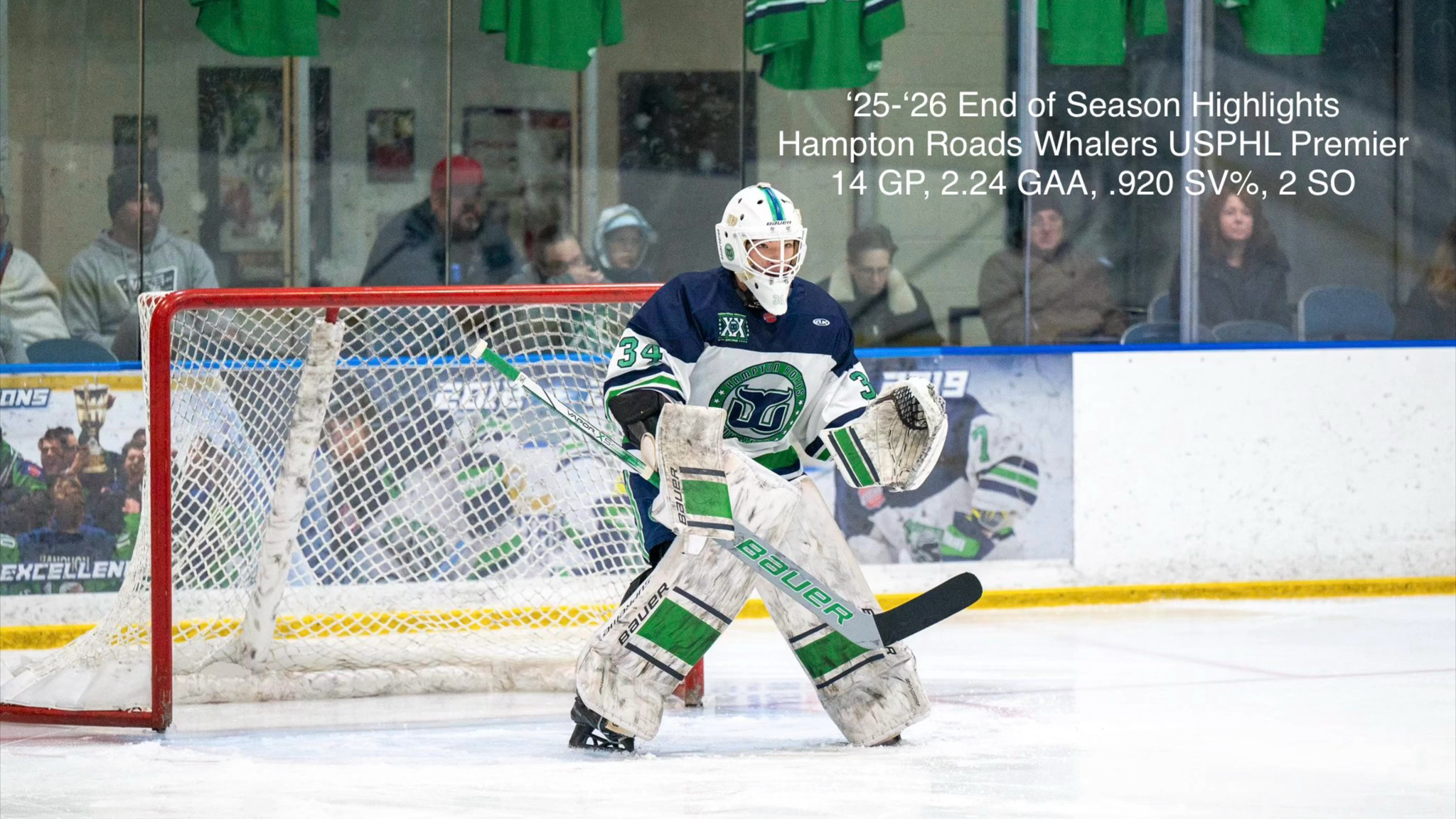 Ethan Laughlin's 25-26 Season Highlights | Hampton Roads Whalers