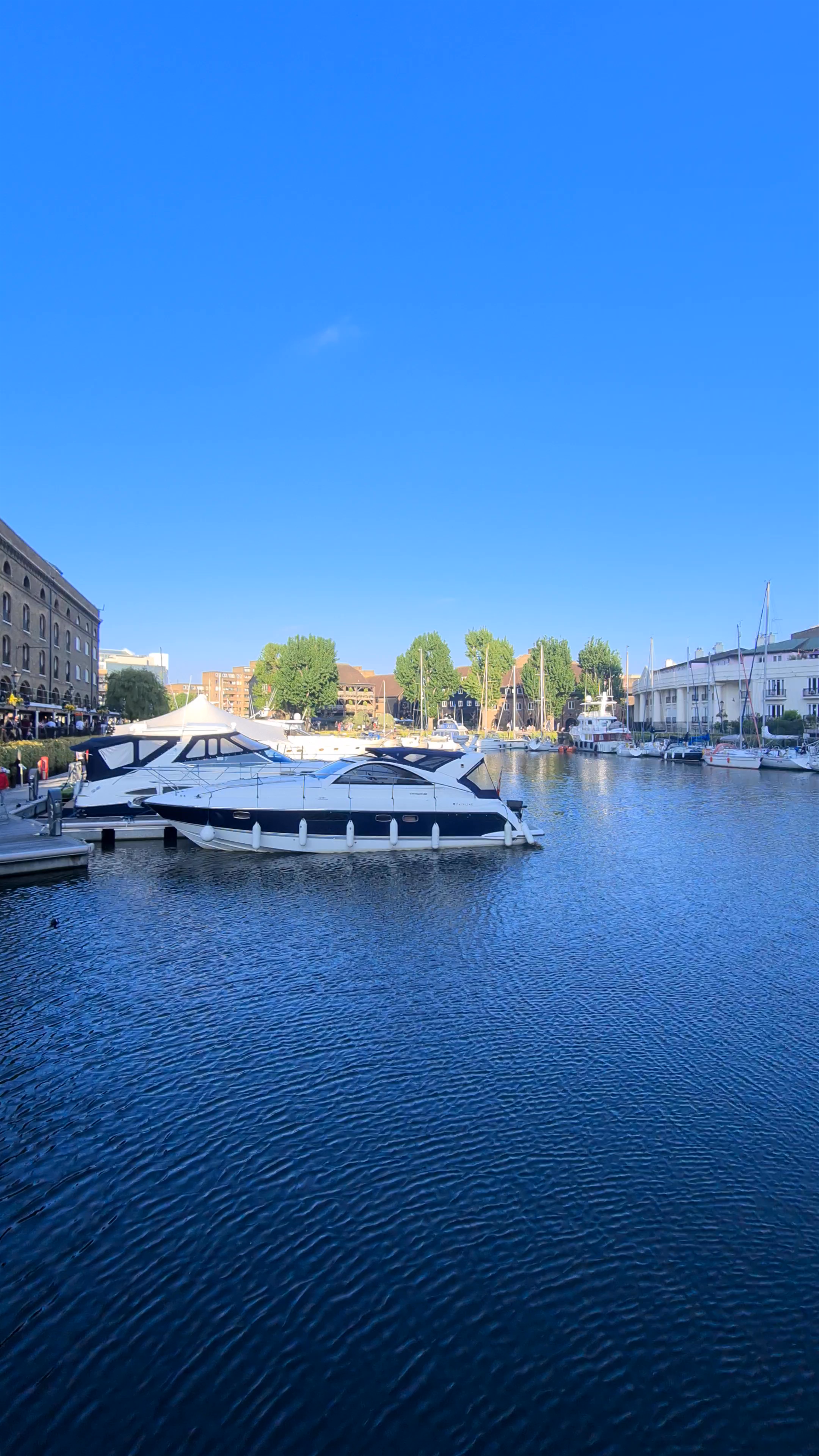 Serene Stroll at St Katharine Docks Marina in London