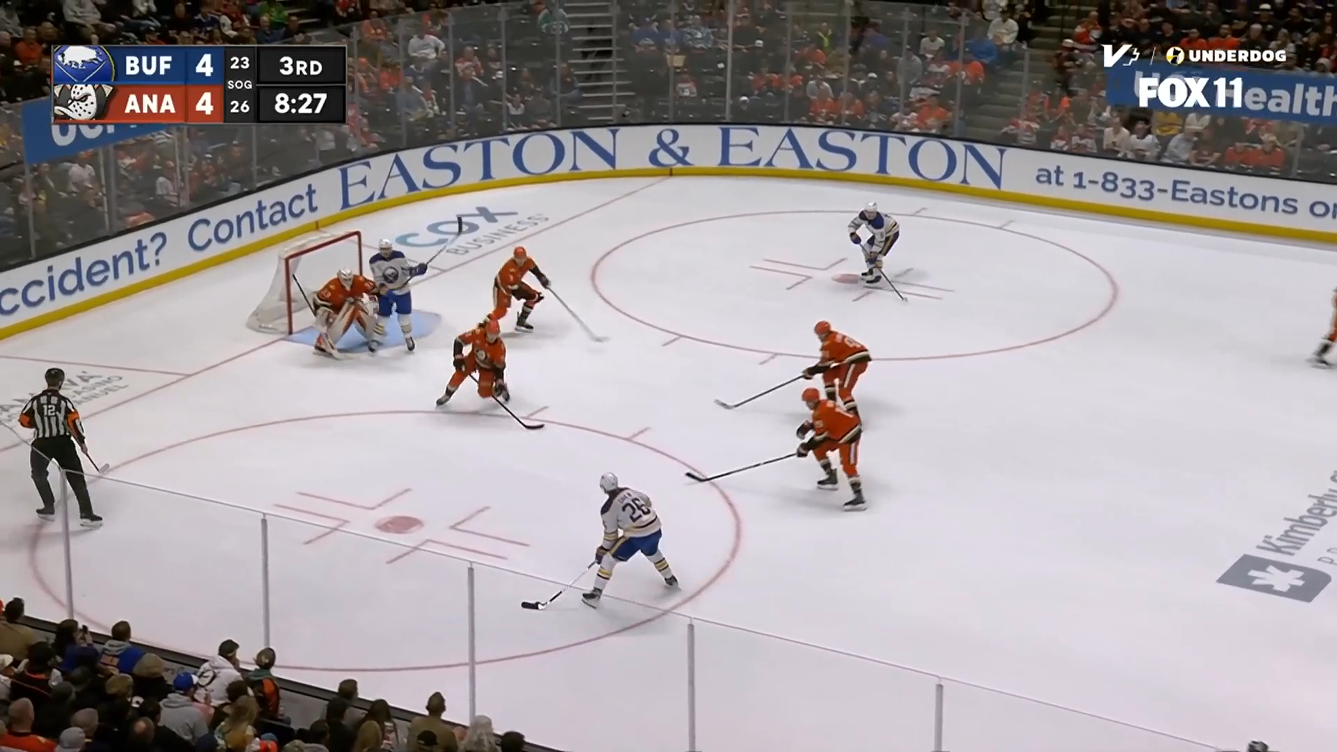 Dahlin's two assists fuel Sabres comeback before Terry wins it for Anaheim · Mar 22, 2026