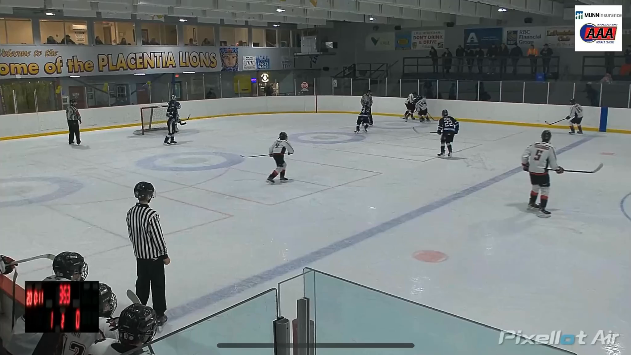 Aaron Tellenbach one timer goal vs Eastern Thunder U15 AAA