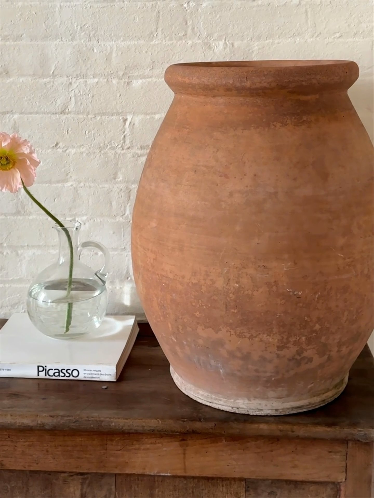 French Large Olive Pot