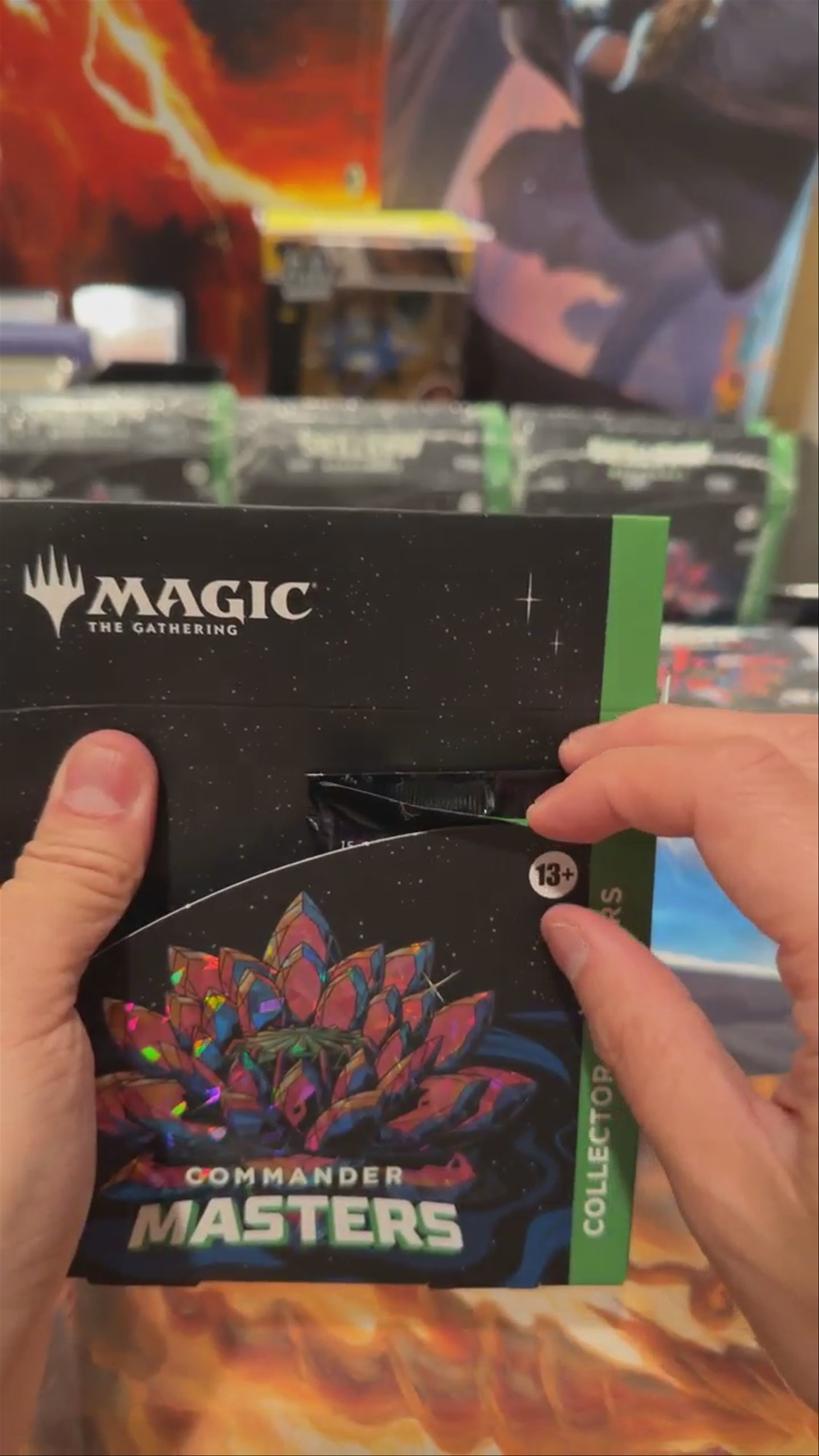 Commander Masters Strikes back!  Childproof packaging!
