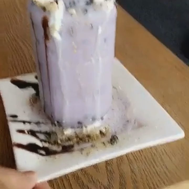 Sweet Dreams Teashop - Taro almond bubble tea with the works - Desserts Near Me - Waterloo, Ontario