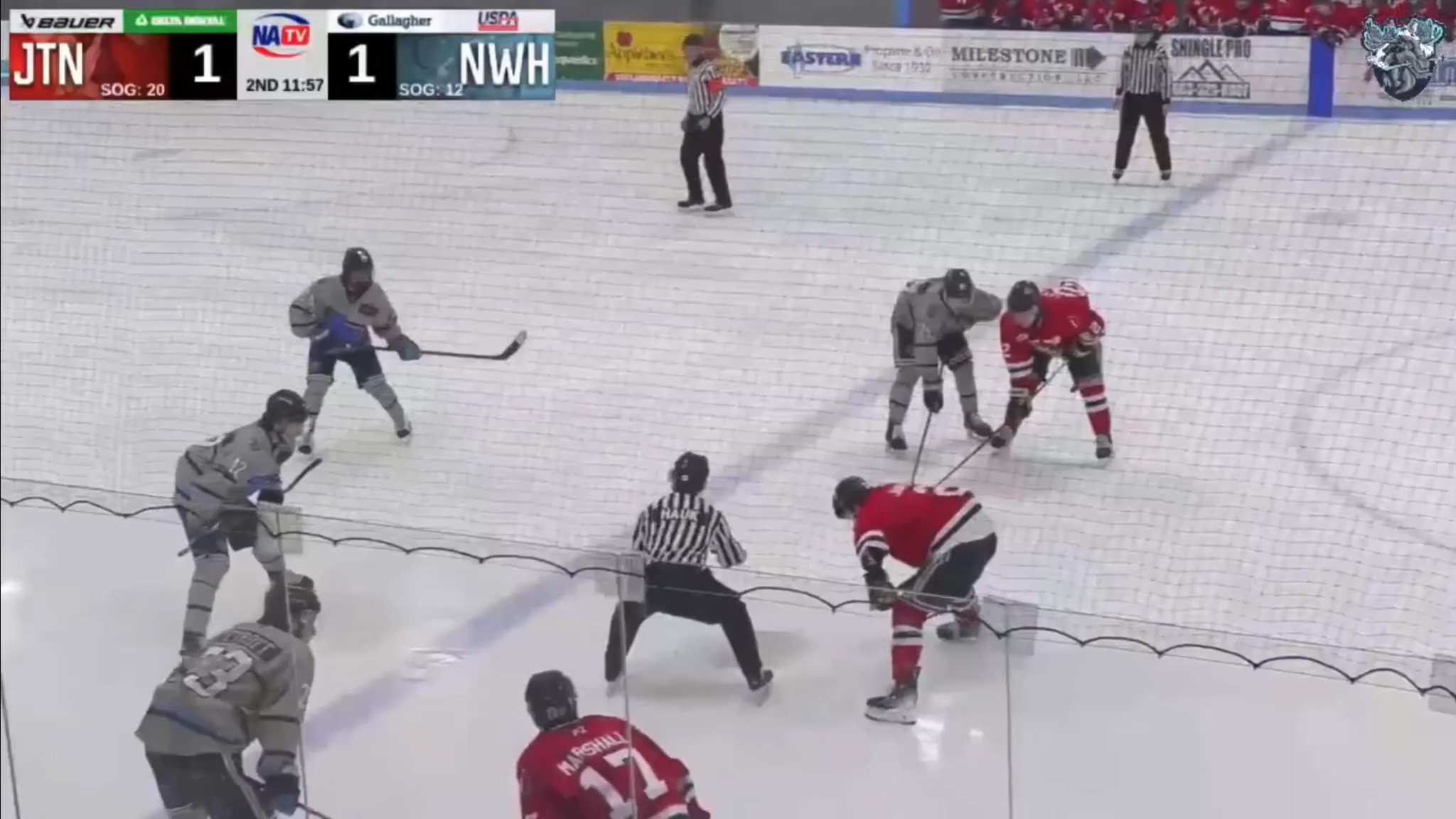 Sean Leetch Scores For Johnstown Tomahawks
