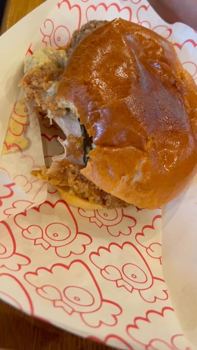 Pecking House - Classic sando, Chili Chicken Sando, Dirty fried rice, Cheddar cornbread with apple honey - Chicken Shop Near Me - Brooklyn, New York