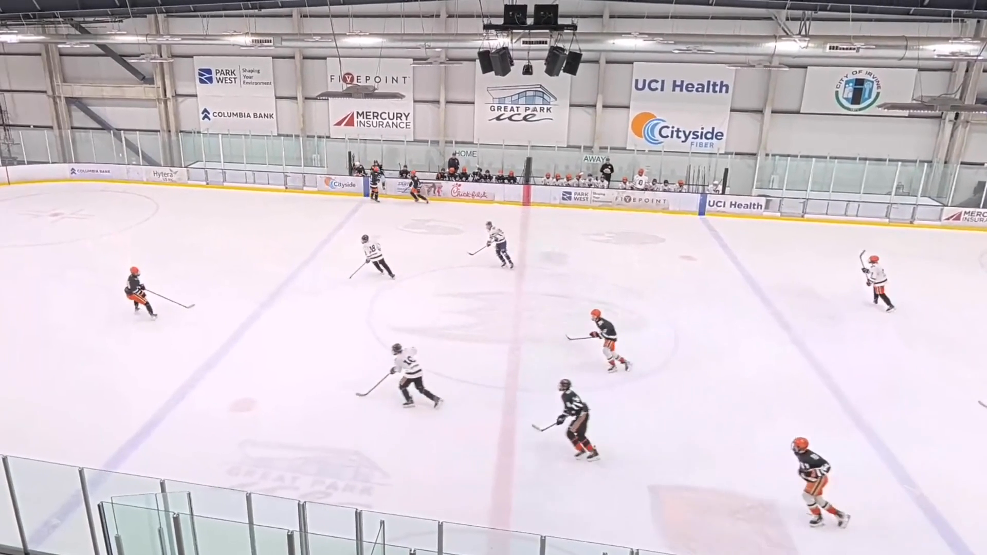 Owen McMillin (#16 White) - Jr Ducks 16AAA Scrimmage: Turnover / Backcheck / Five Hole Snipe