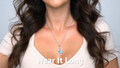 Add some Elegance to any outfit with the Serenade Larimar Pendant in silver with larimar by marahlago