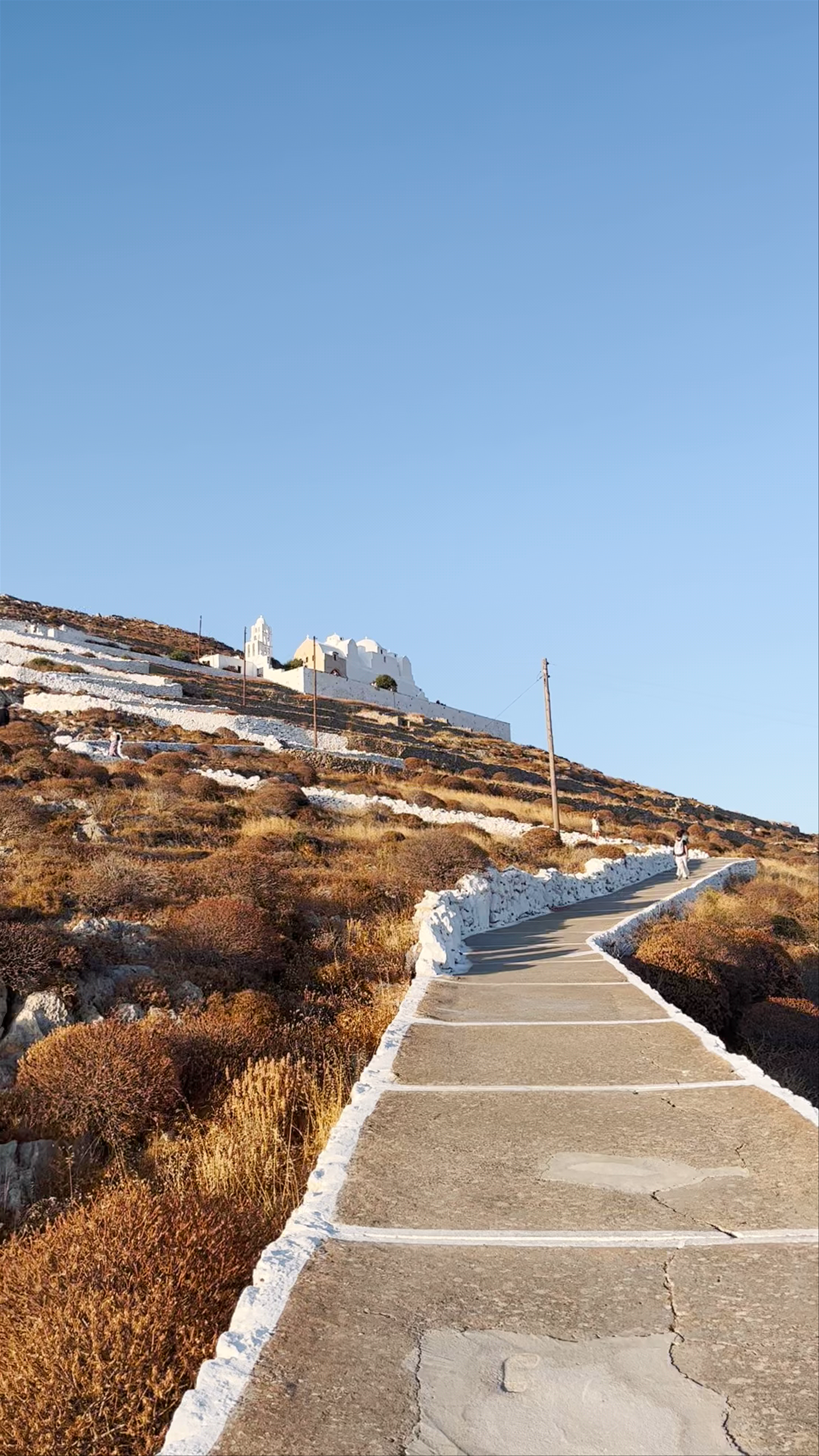Church of Panagia Folegandros: A Serene Sunset Ascent