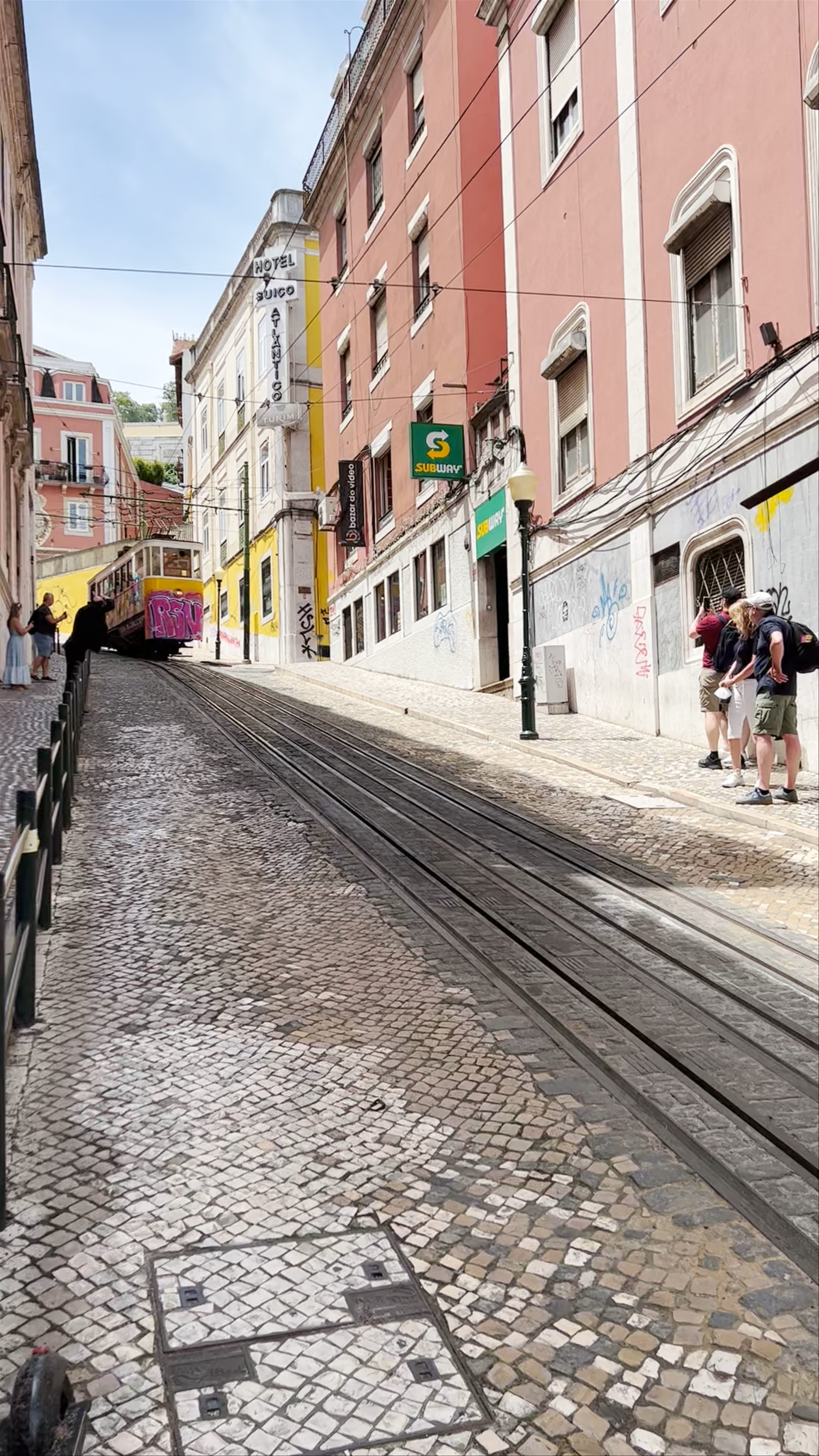 Tram 28 Ride through Praça Martim Moniz, Lisbon