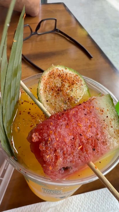 Huaco Eatery - The watermelon piece was so sweet and yummy! - Mexican Near Me - Waco, Texas