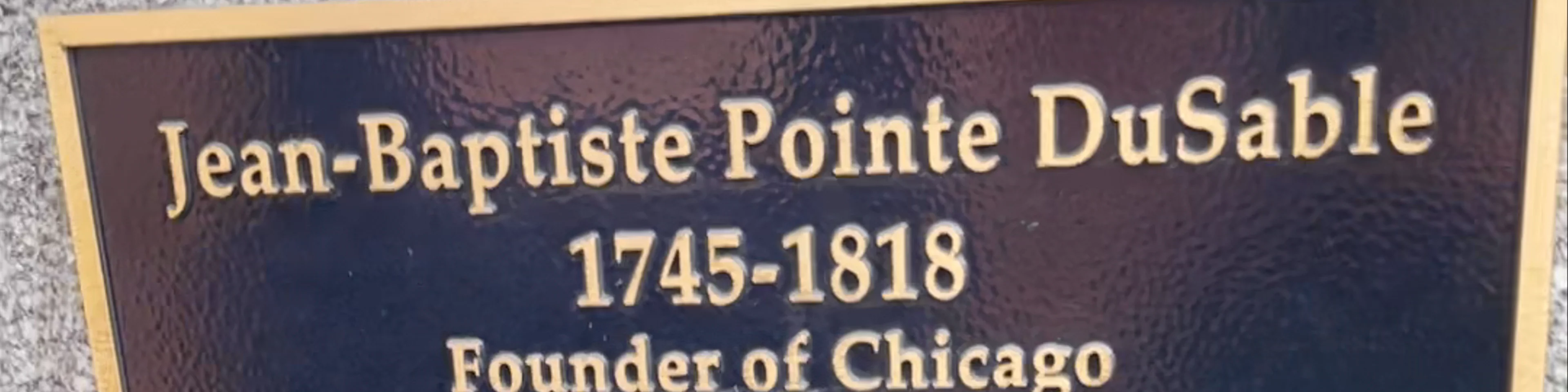 Jean Baptiste Pointe DuSable Statue