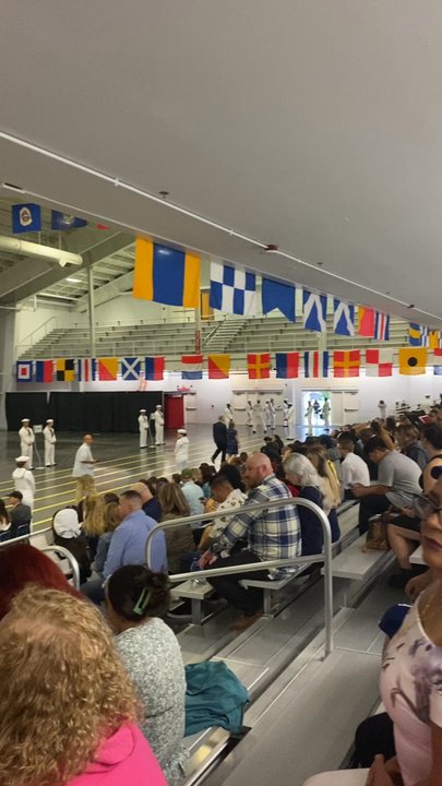 Recruit Training Command  - Getting into the hall ready for graduation! - Boot Camps Near Me - Great Lakes, Illinois