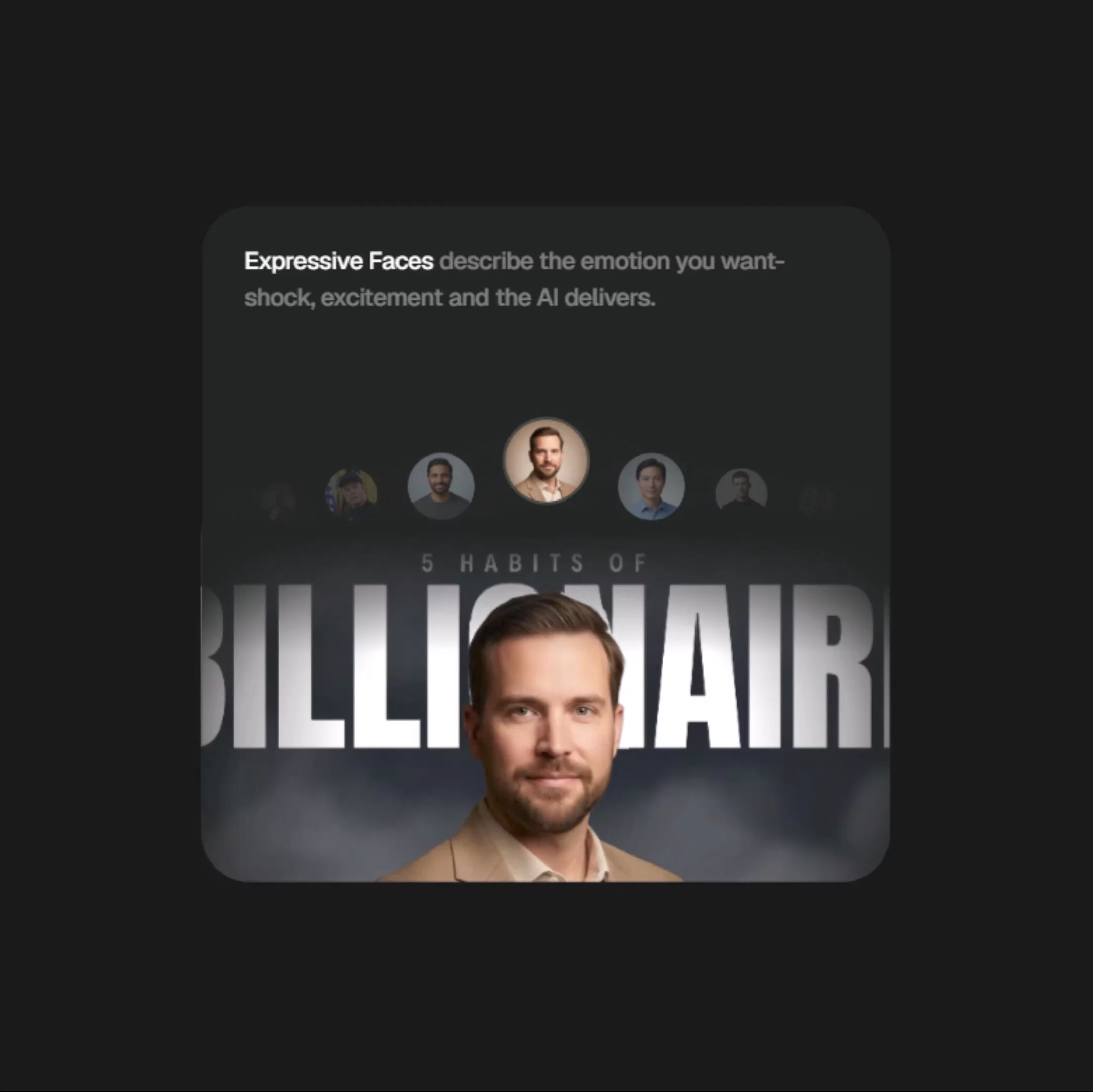 ✨ Animated Feature Card I created for AI Thumbnail generator tool!Book a Call